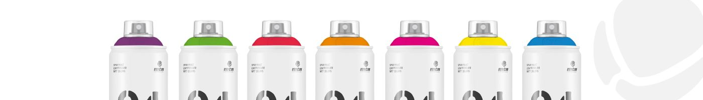 Fluorescent Spray Paint Cans