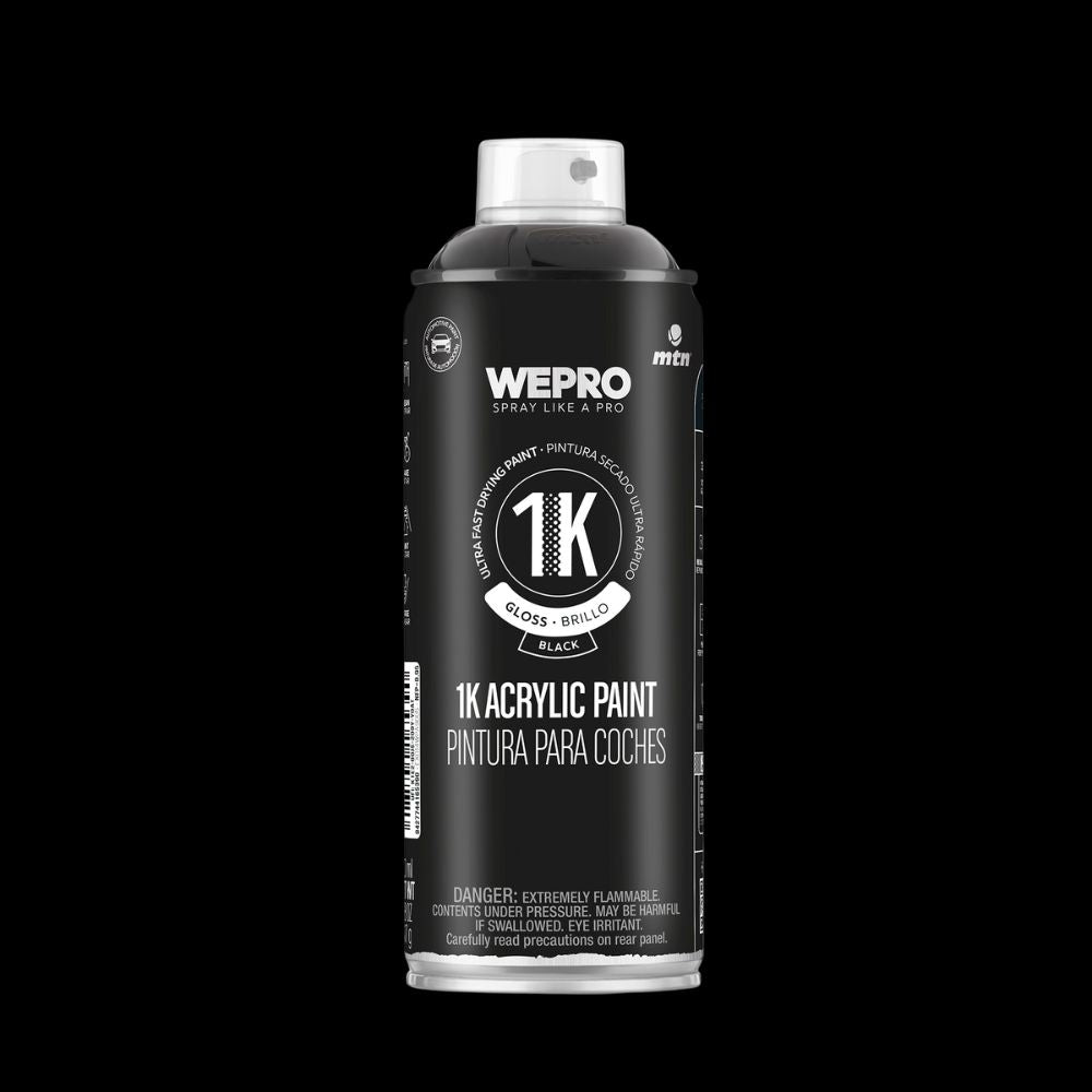 MTN WEPRO 1K Acrylic Paint - Black Gloss 400ml