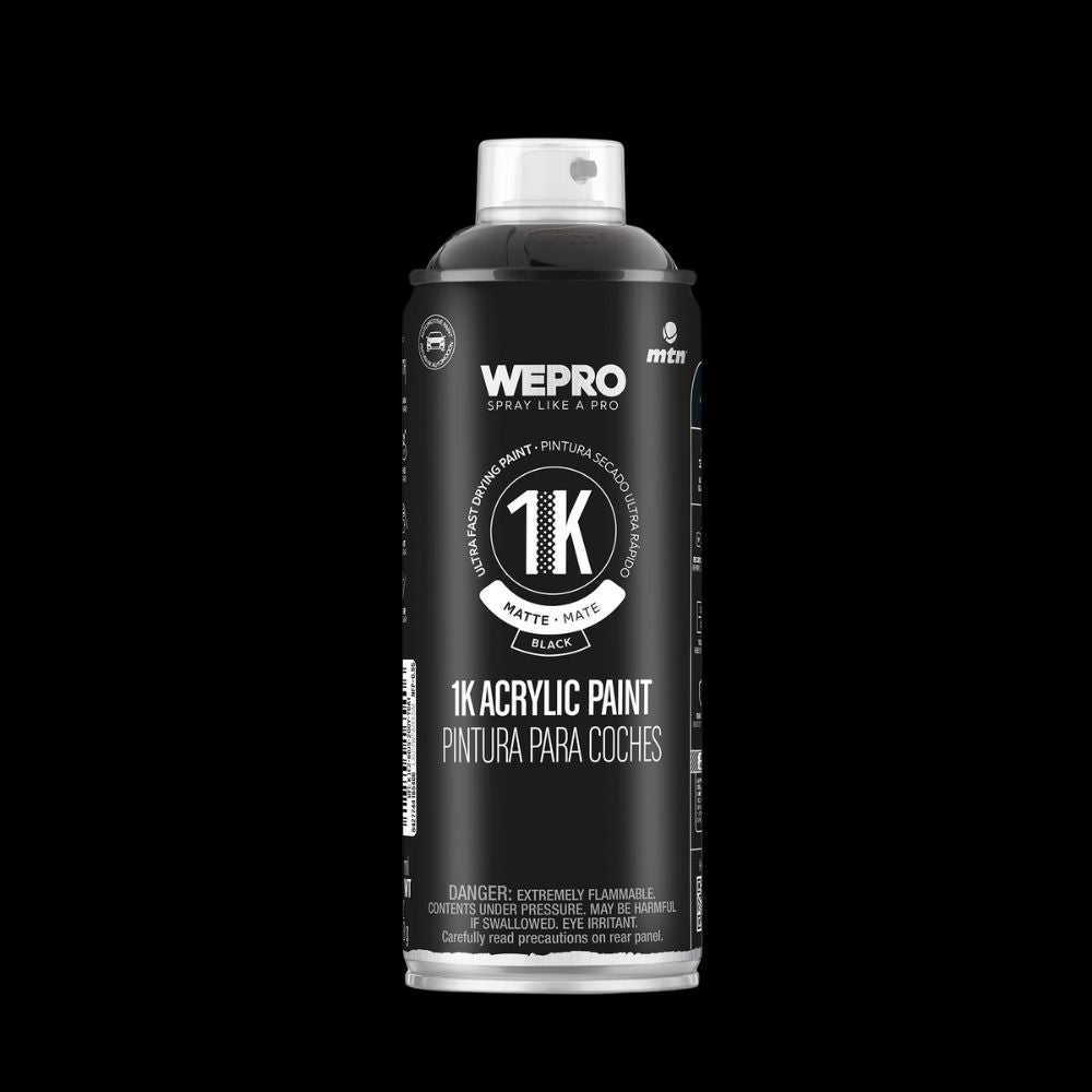 MTN WEPRO 1K Acrylic Paint - Black Matte 400ml