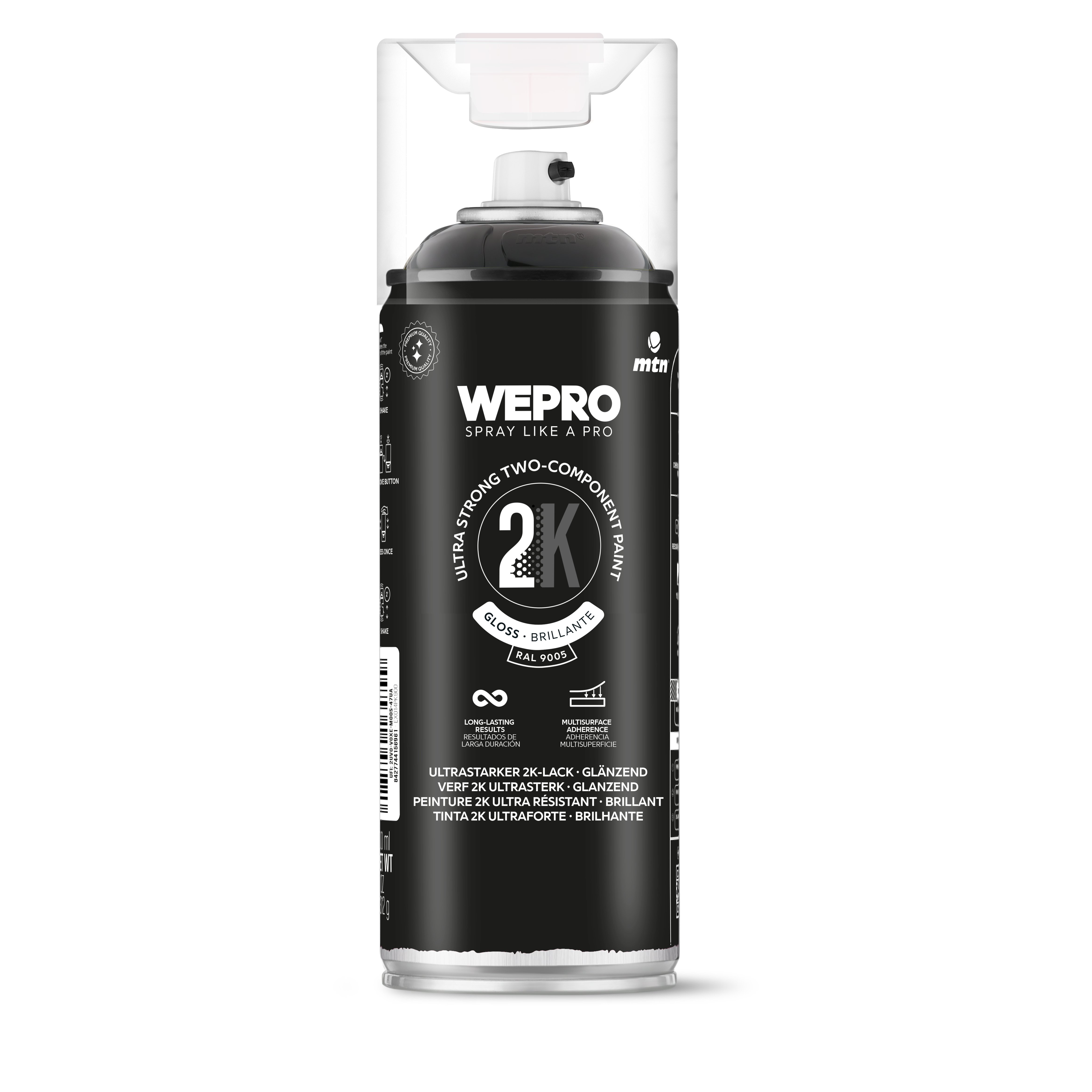 MTN WEPRO 2K Black Matt 400ml