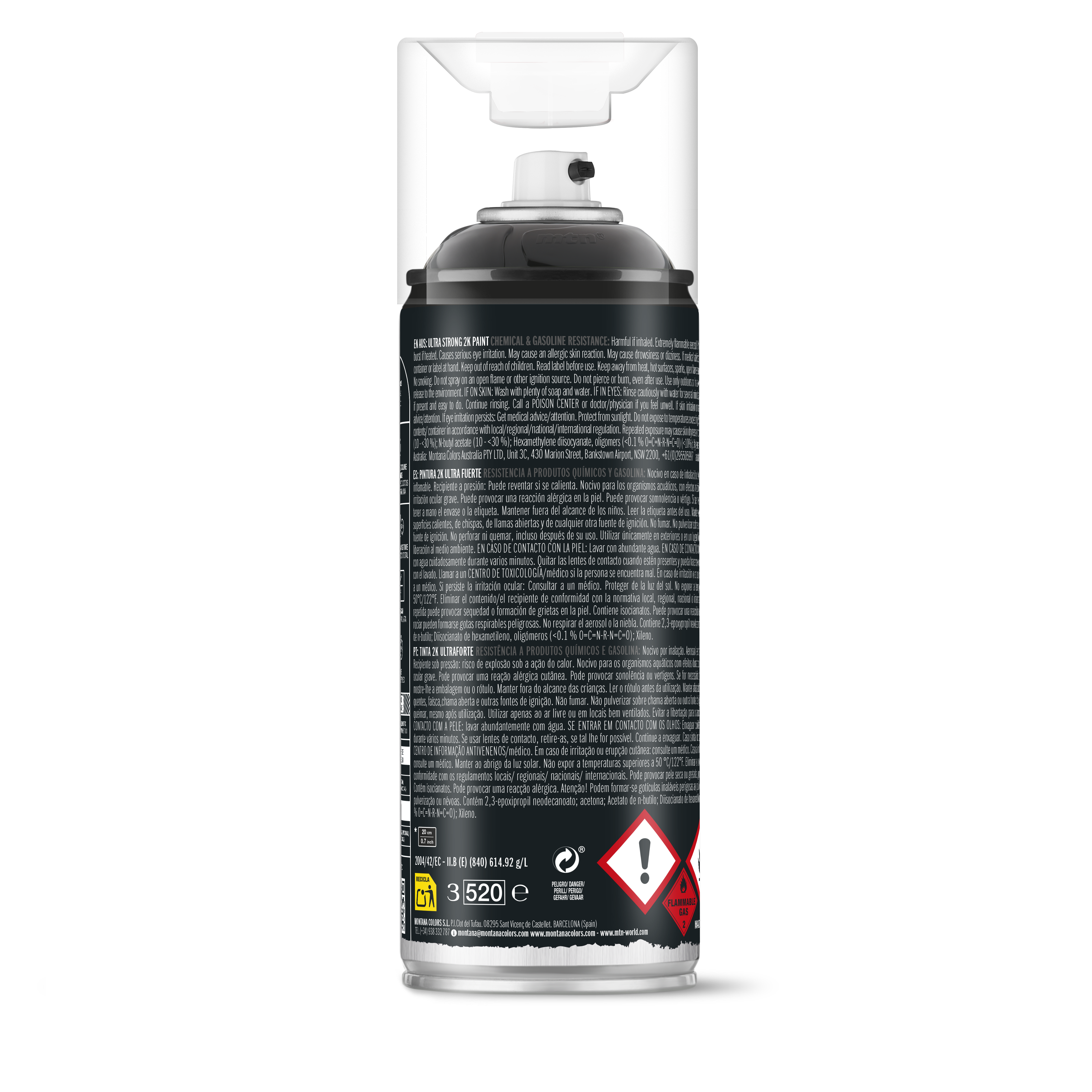 MTN WEPRO 2K Black Gloss 400ml