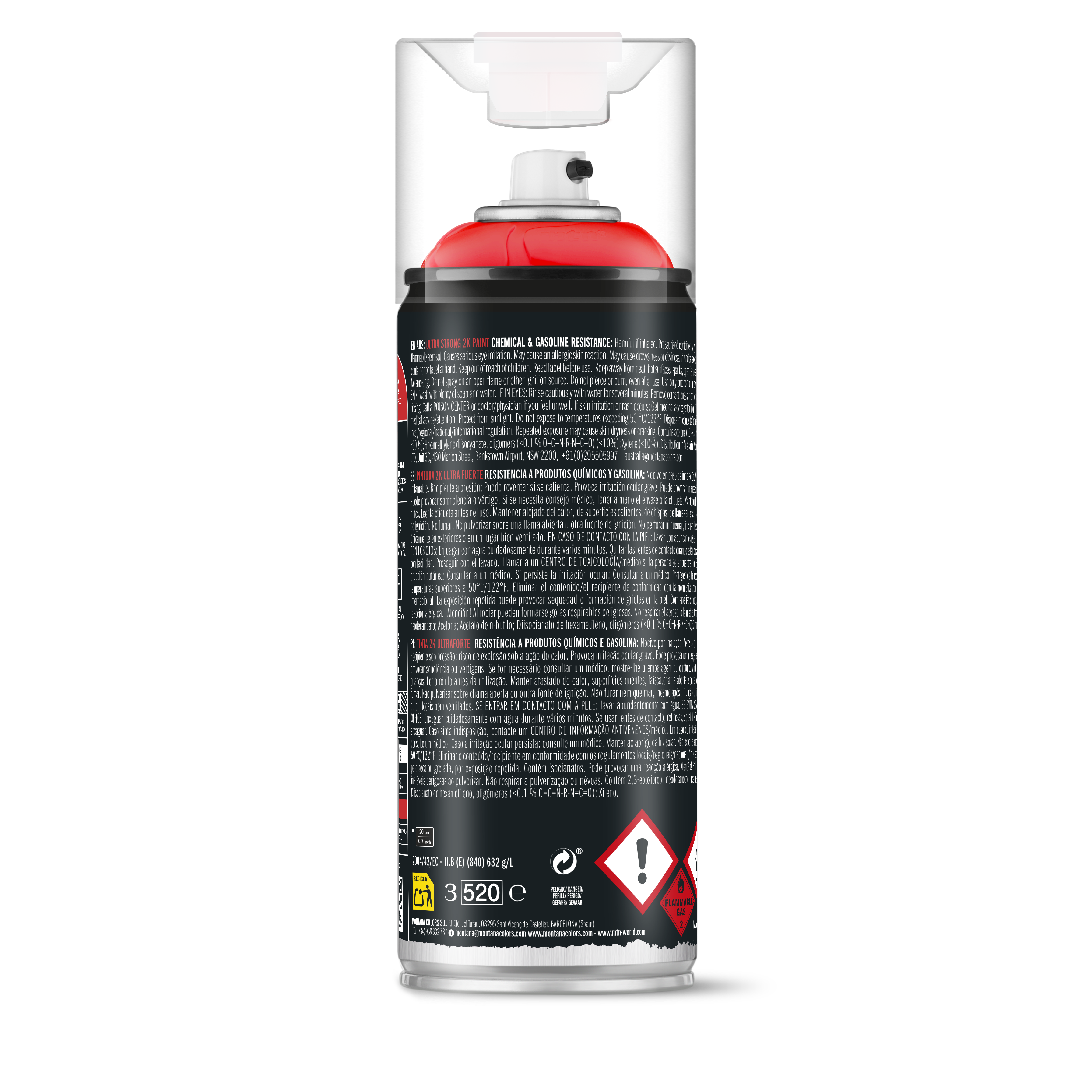 MTN WEPRO 2K Red Gloss 400ml