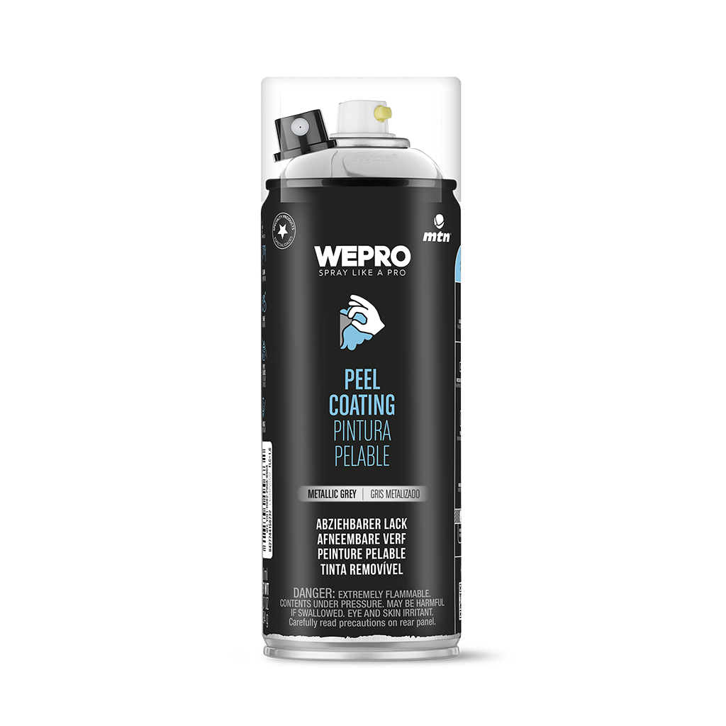MTN WEPRO Spray Paint Peel Coating - Metallic Grey