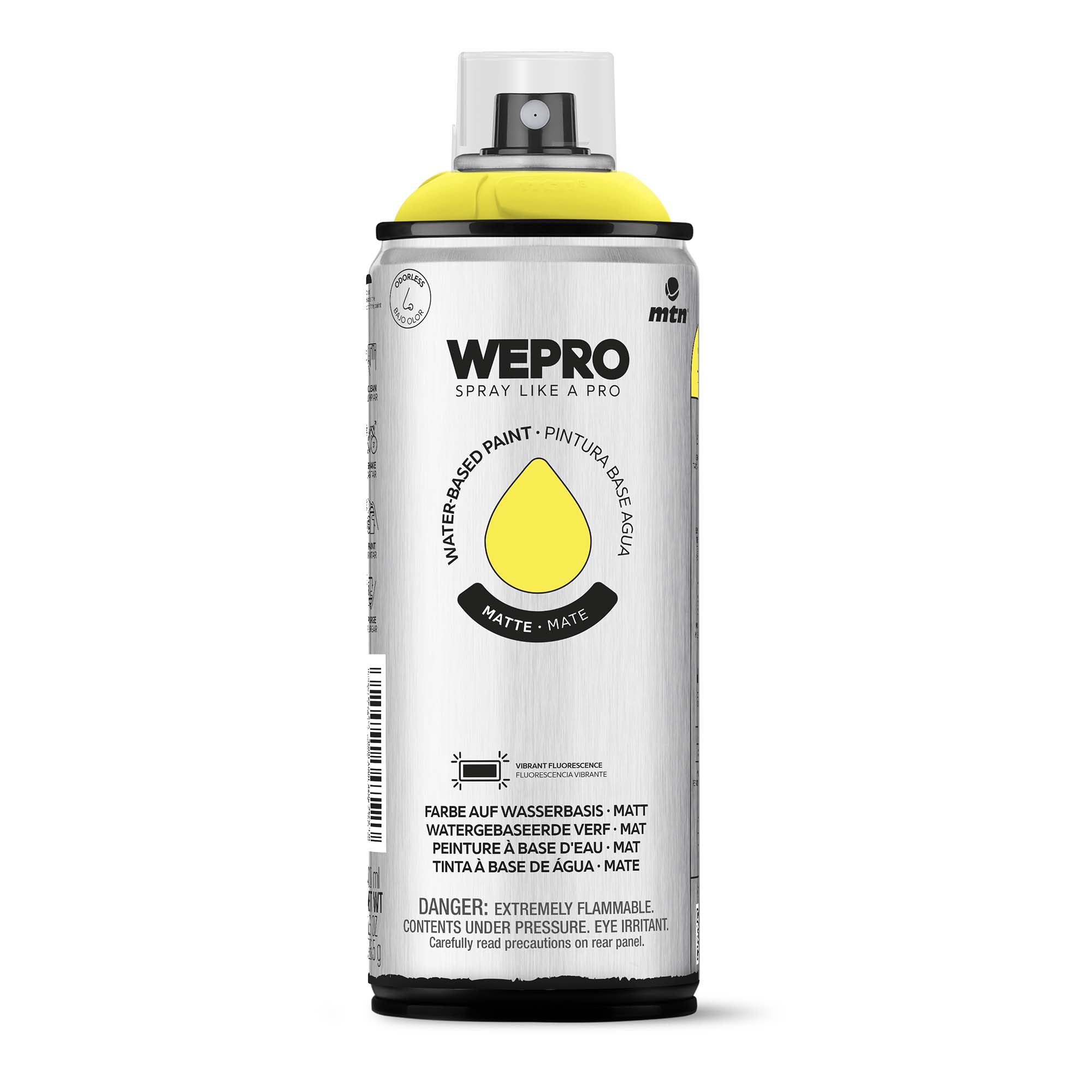 MTN WEPRO Water Based - Fluor Yellow Matte 400ml