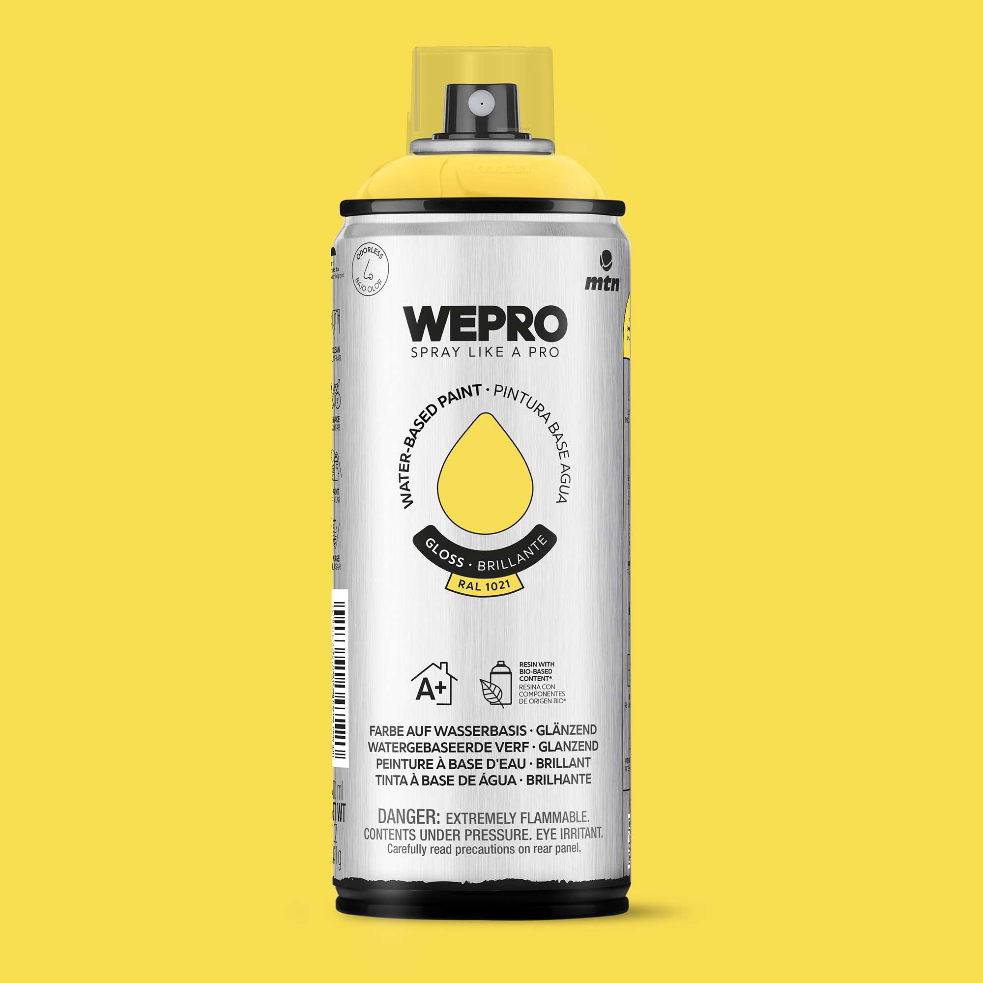 MTN WEPRO Water Based - Samba Yellow Gloss 400ml