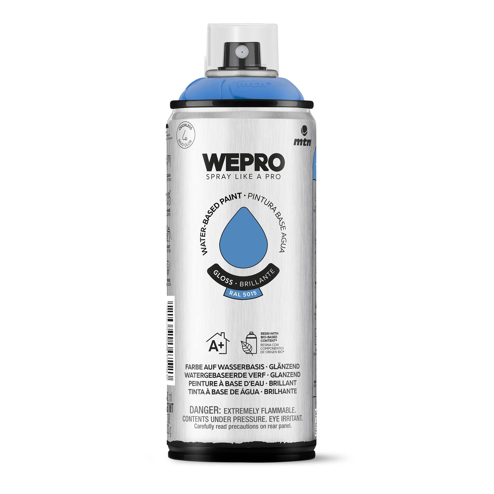 MTN WEPRO Water Based - Surf Blue Gloss 400ml