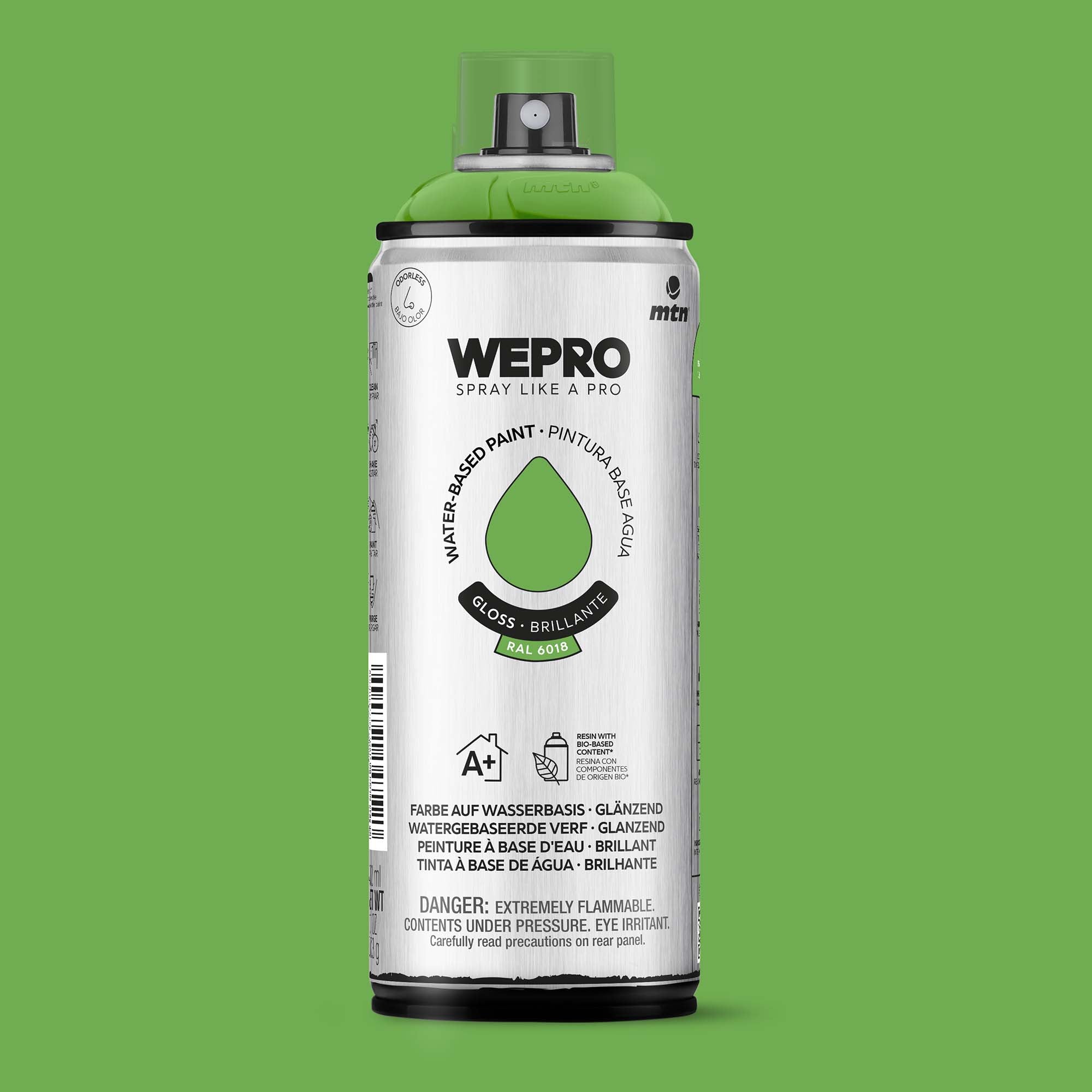 MTN WEPRO Water Based - Fiona Green Gloss 400ml