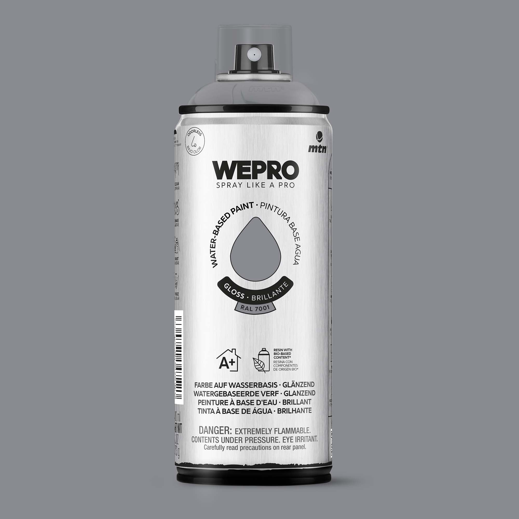 MTN WEPRO Water Based - Manchester Grey Gloss 400ml