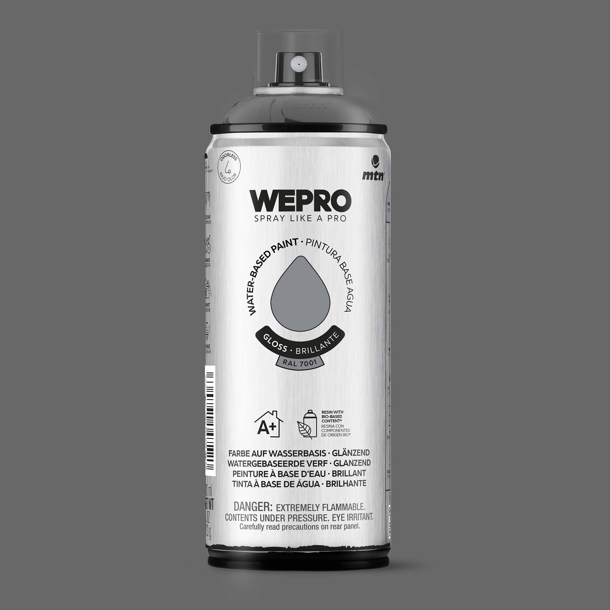 MTN WEPRO Water Based - Apolo Grey Gloss 400ml