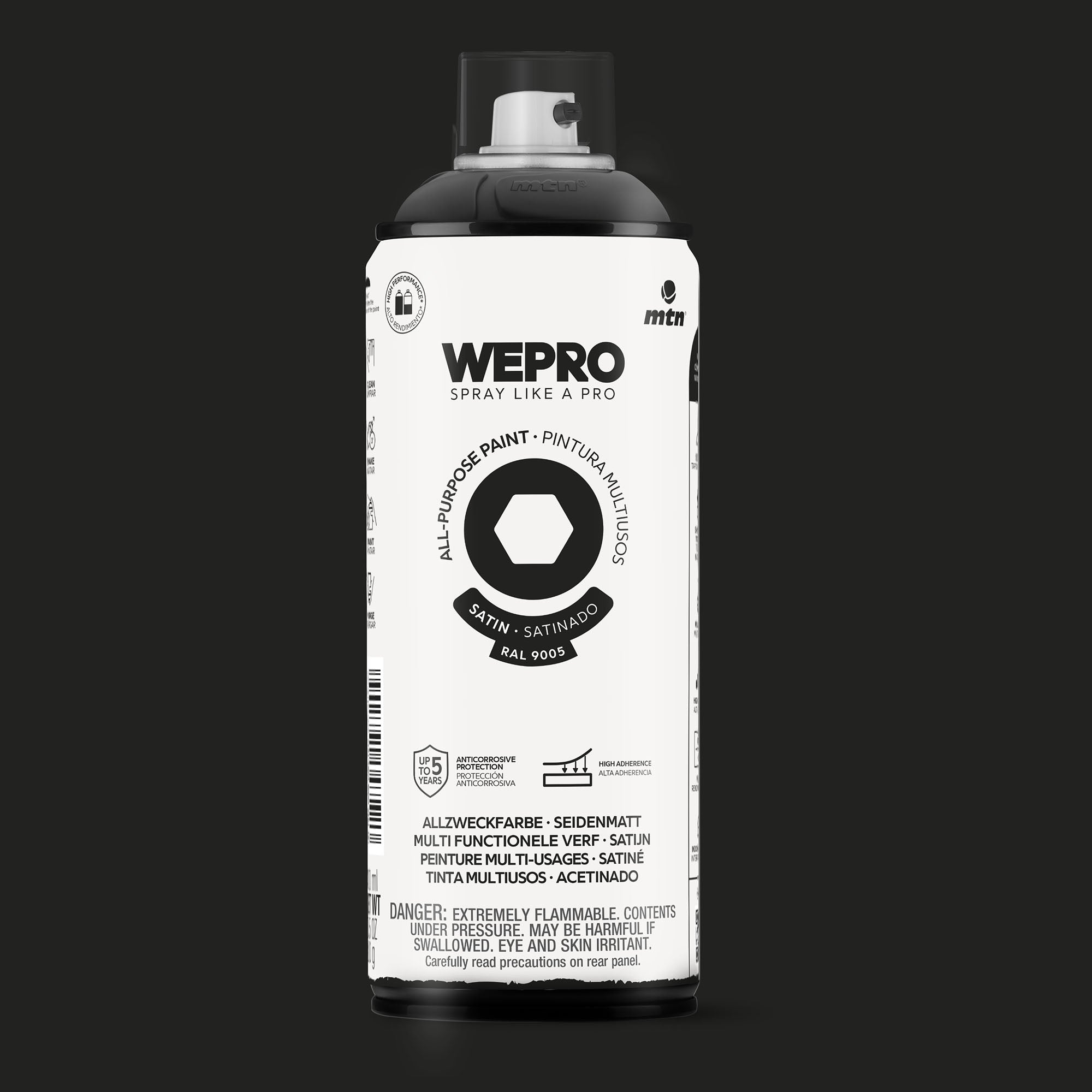 MTN WEPRO All-purpose - Cosmos Black Satin 400ml