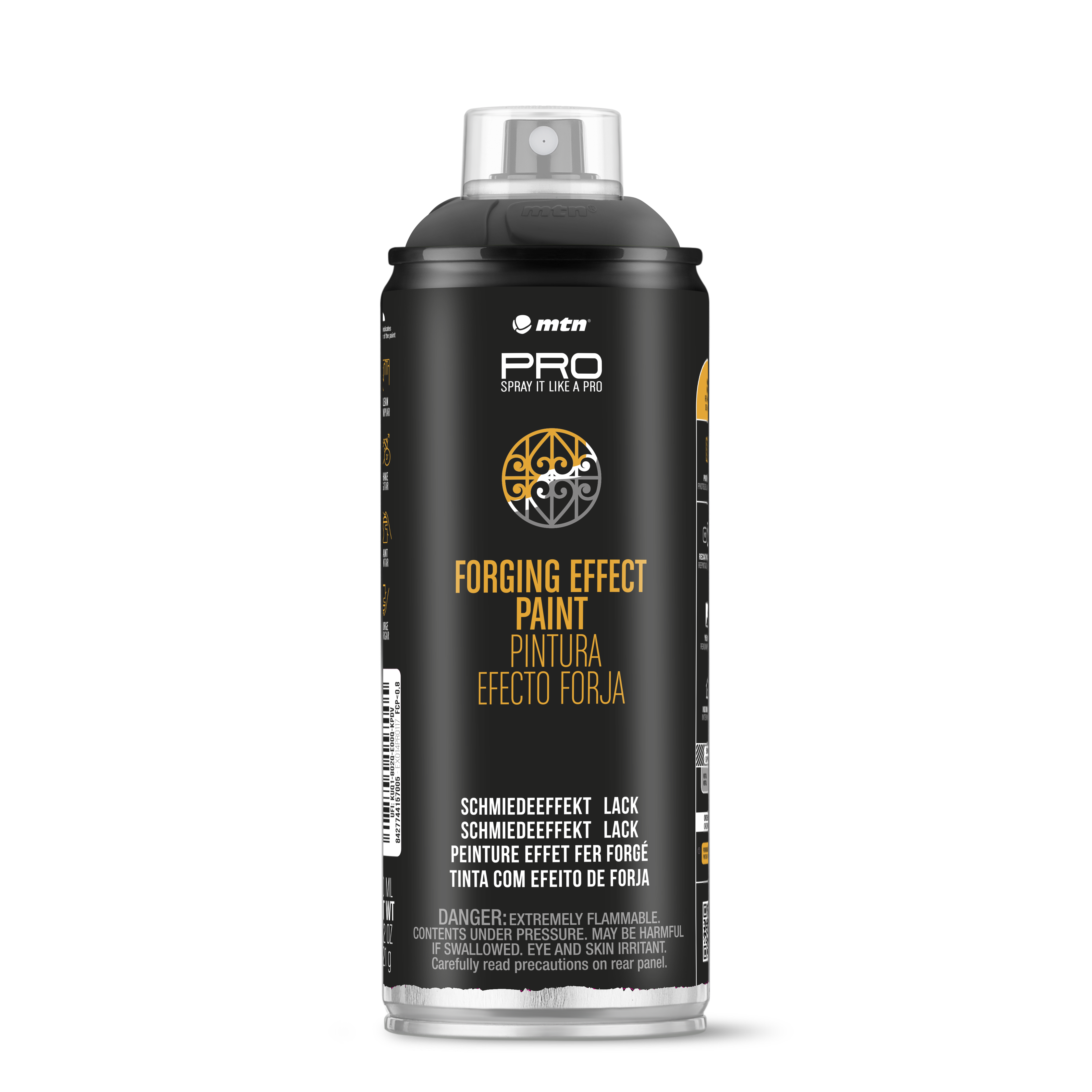 MTN PRO Spray Paint - Forging Effect Paint 400ml - Black