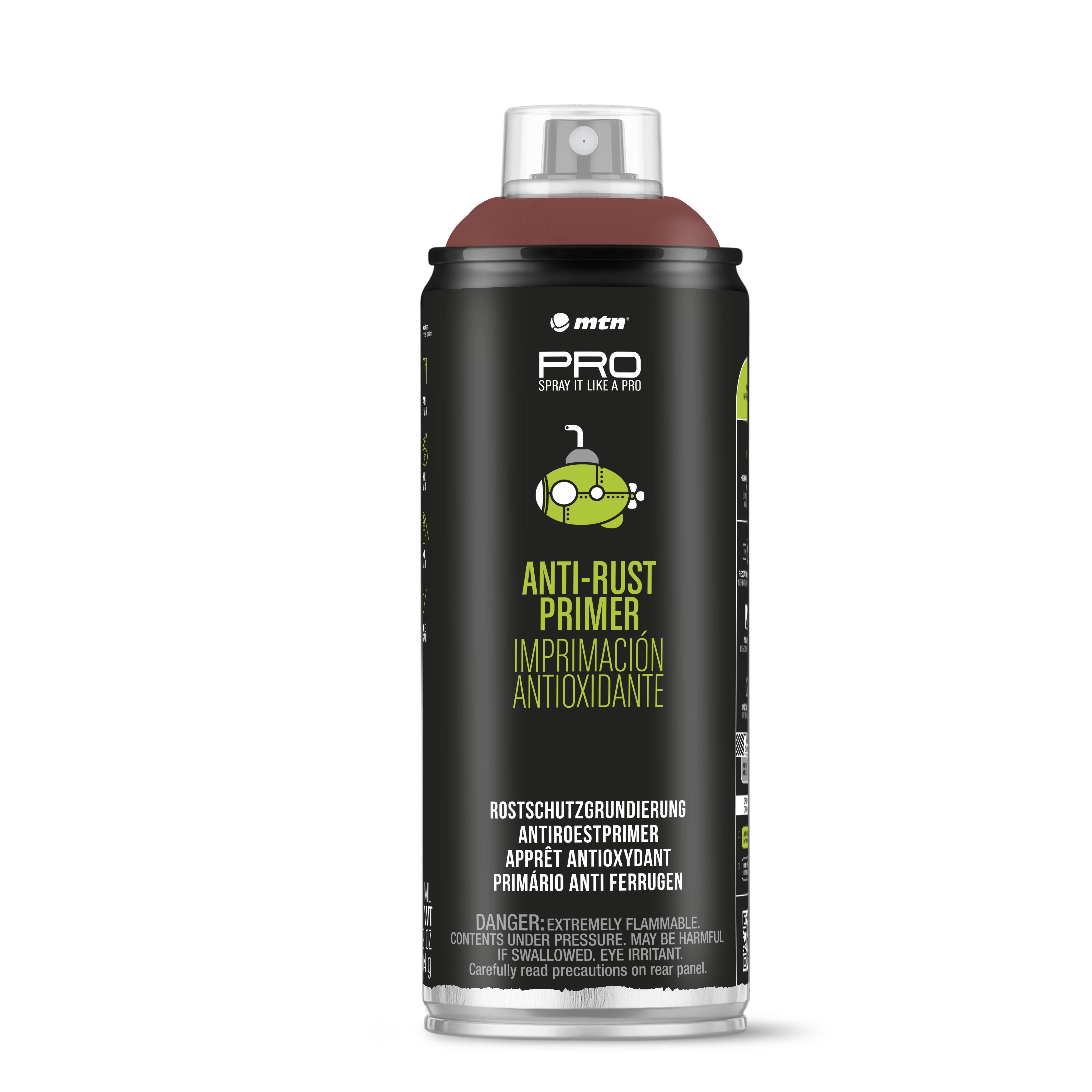 MTN PRO Spray Paint - Anti Rust Primer 400ml - Red