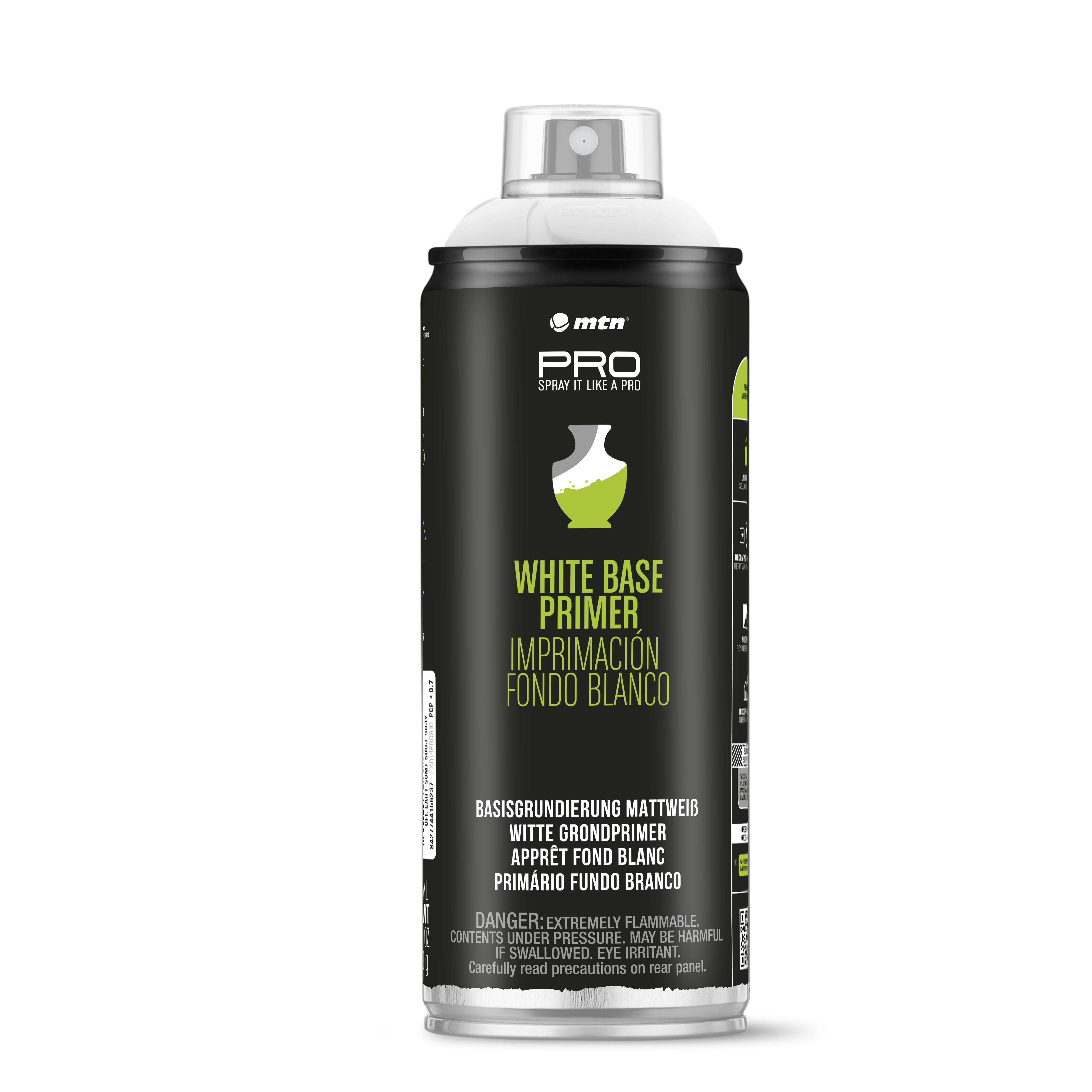 MTN PRO Spray Paint - Matt White Base Primer 400ml