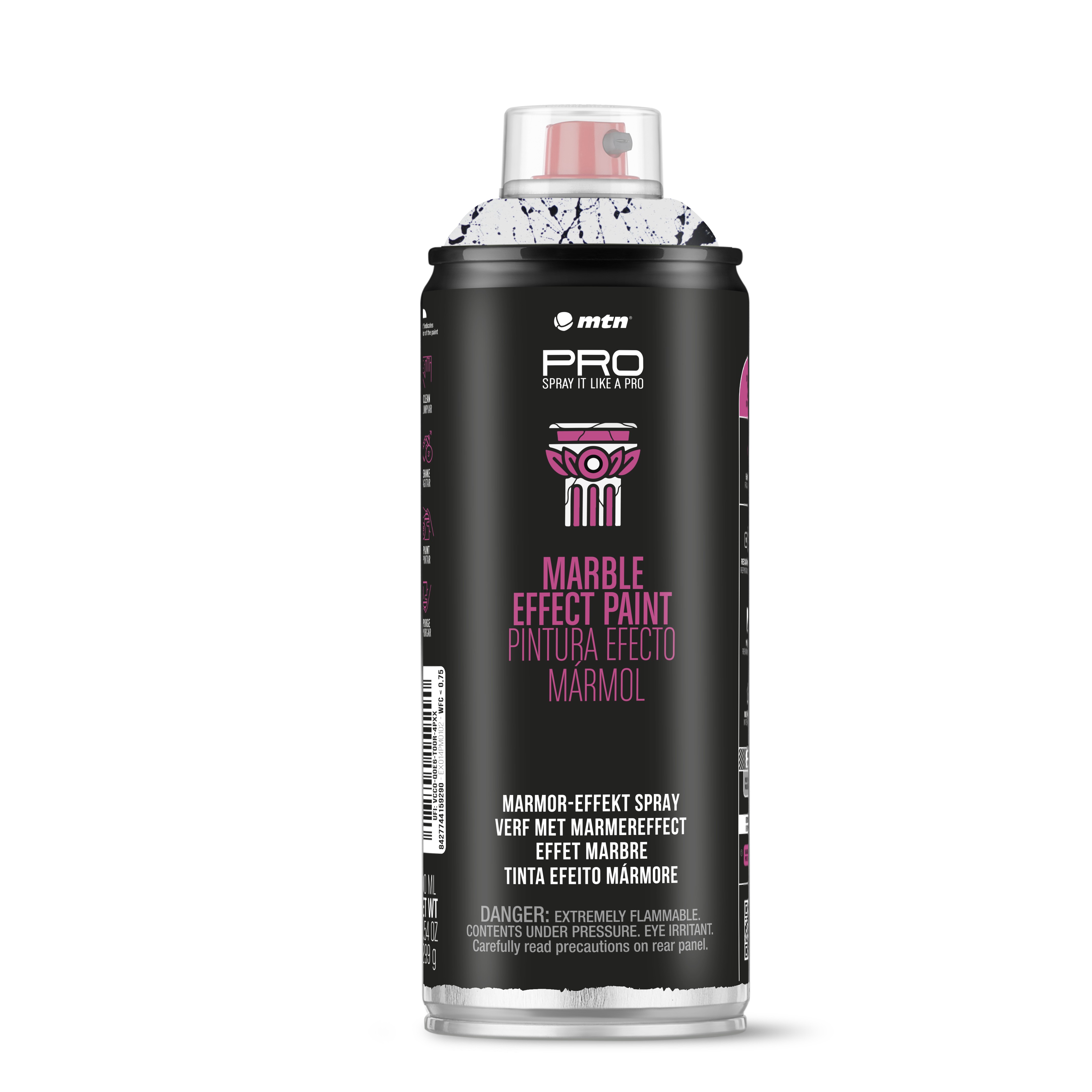 MTN PRO Marble Effect 400ml Black