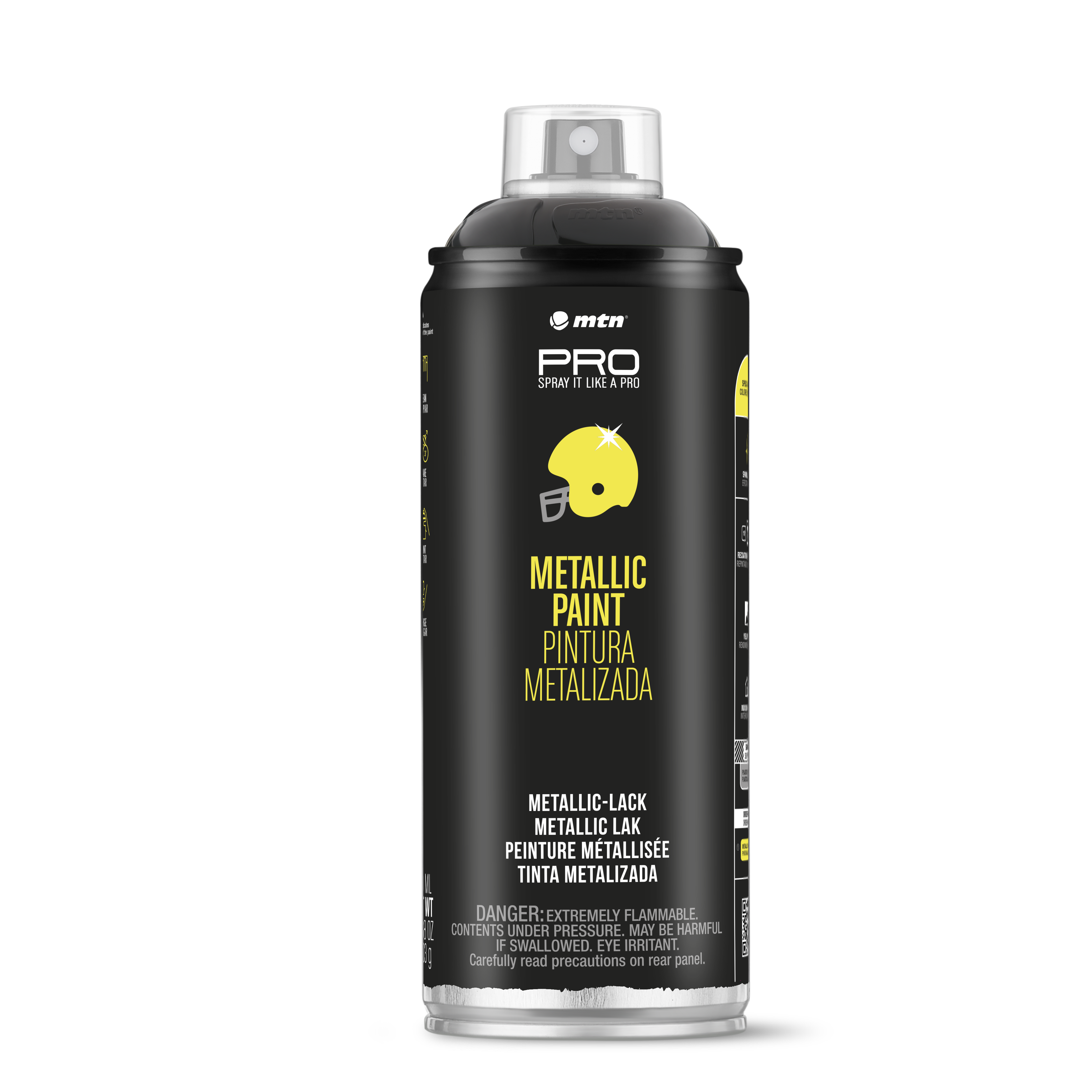 MTN PRO Spray Paint - Metallic Black 400ml