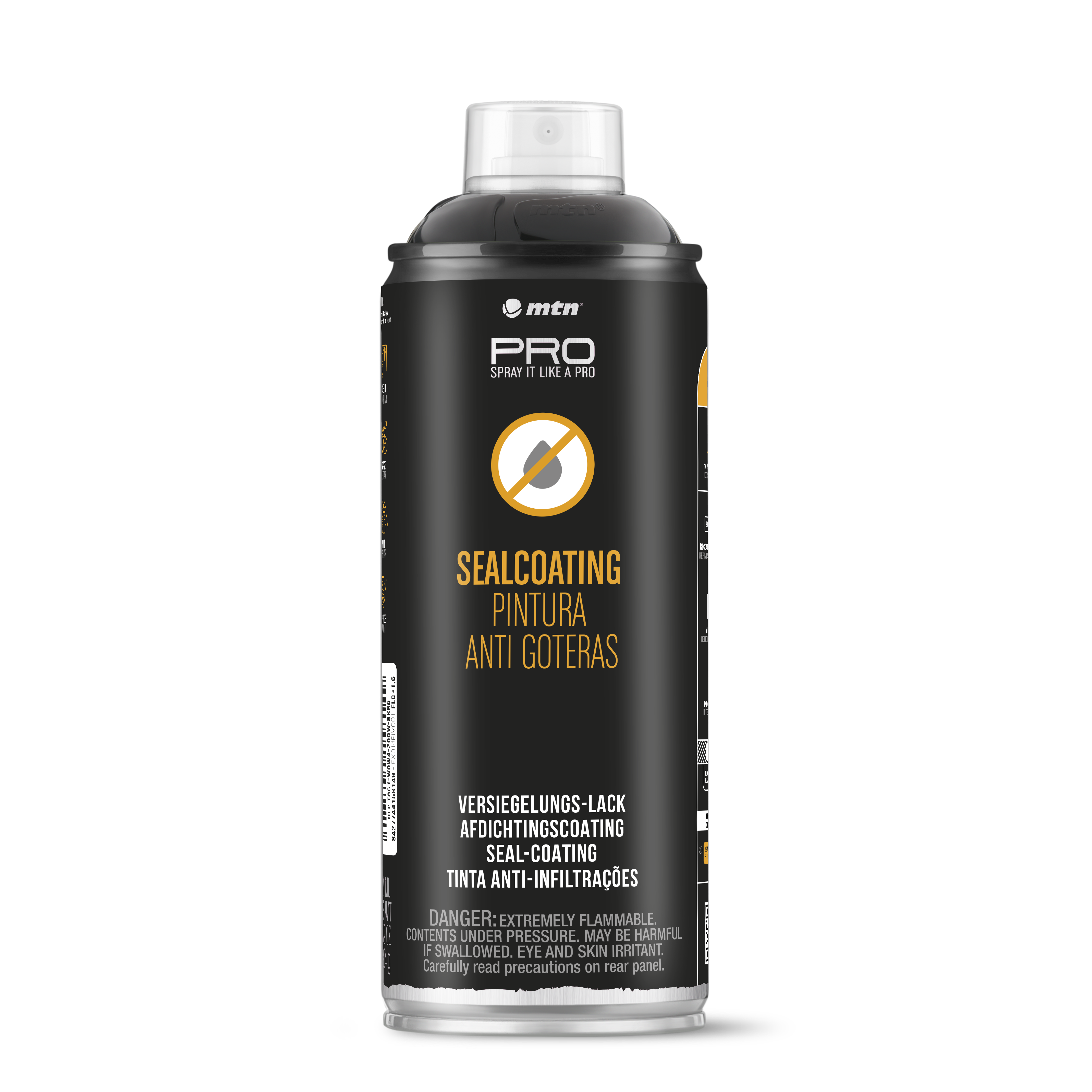MTN PRO Spray Paint Seal Coating 400ml Black