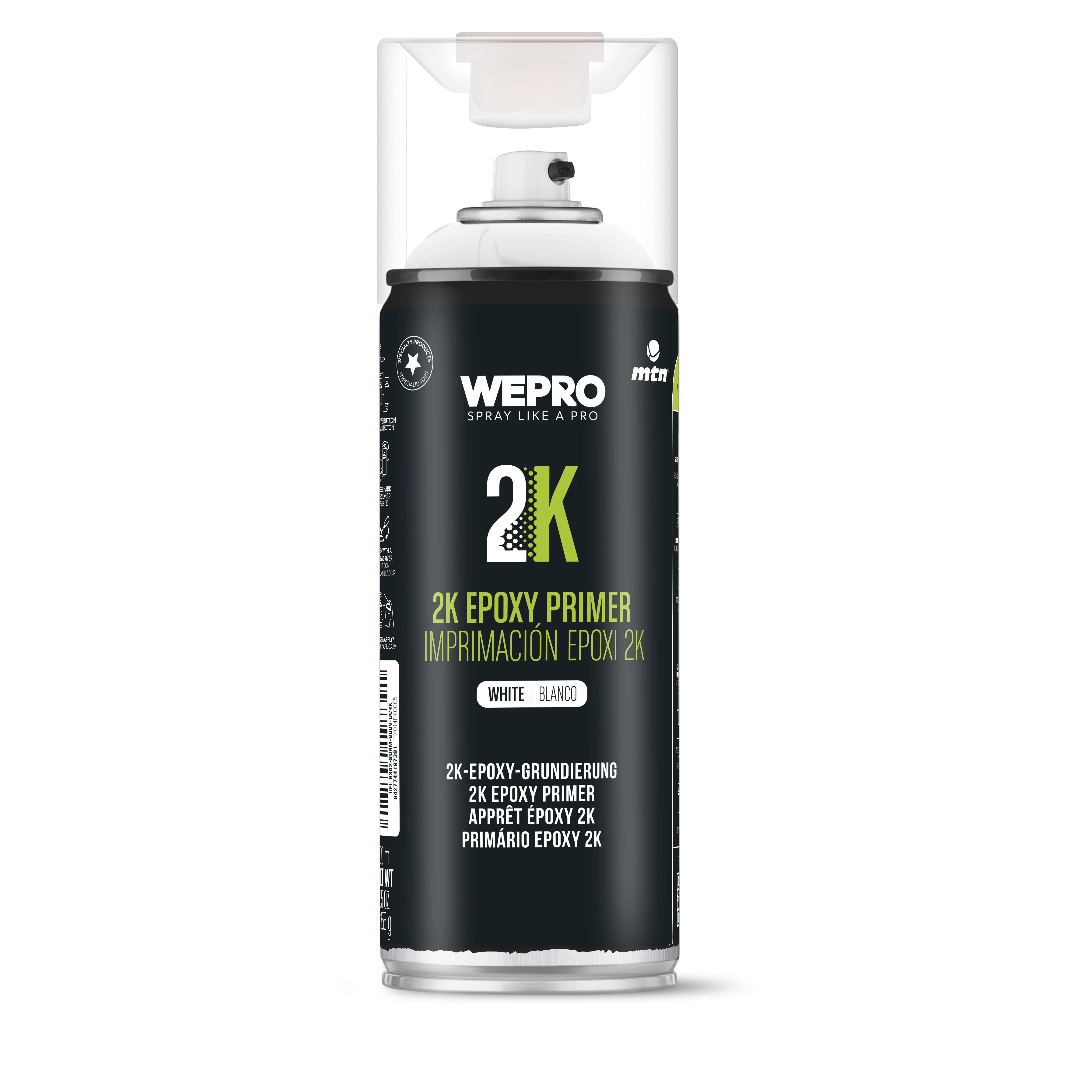 MTN WEPRO 2K Epoxy Primer White 400ml
