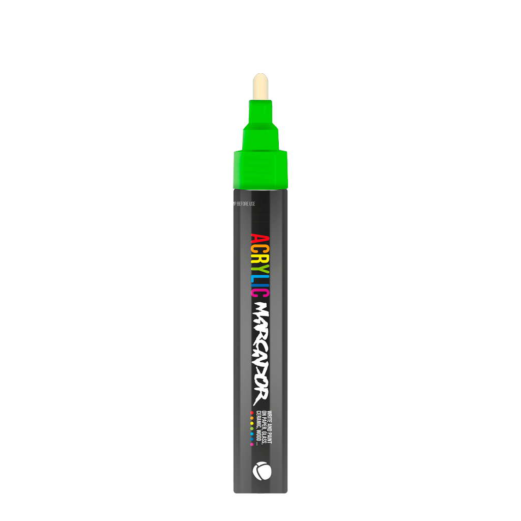 MTN Acrylic Marcador 2mm - Fluorescent Green
