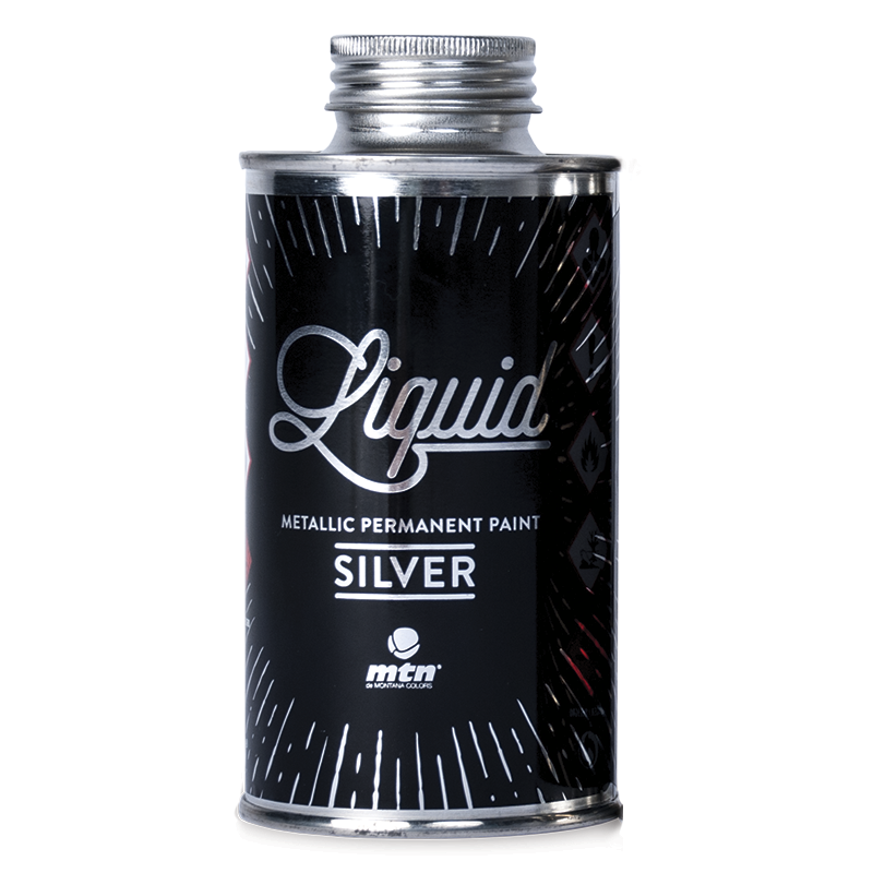 MTN Liquid 200ml - Silver Metallic Paint