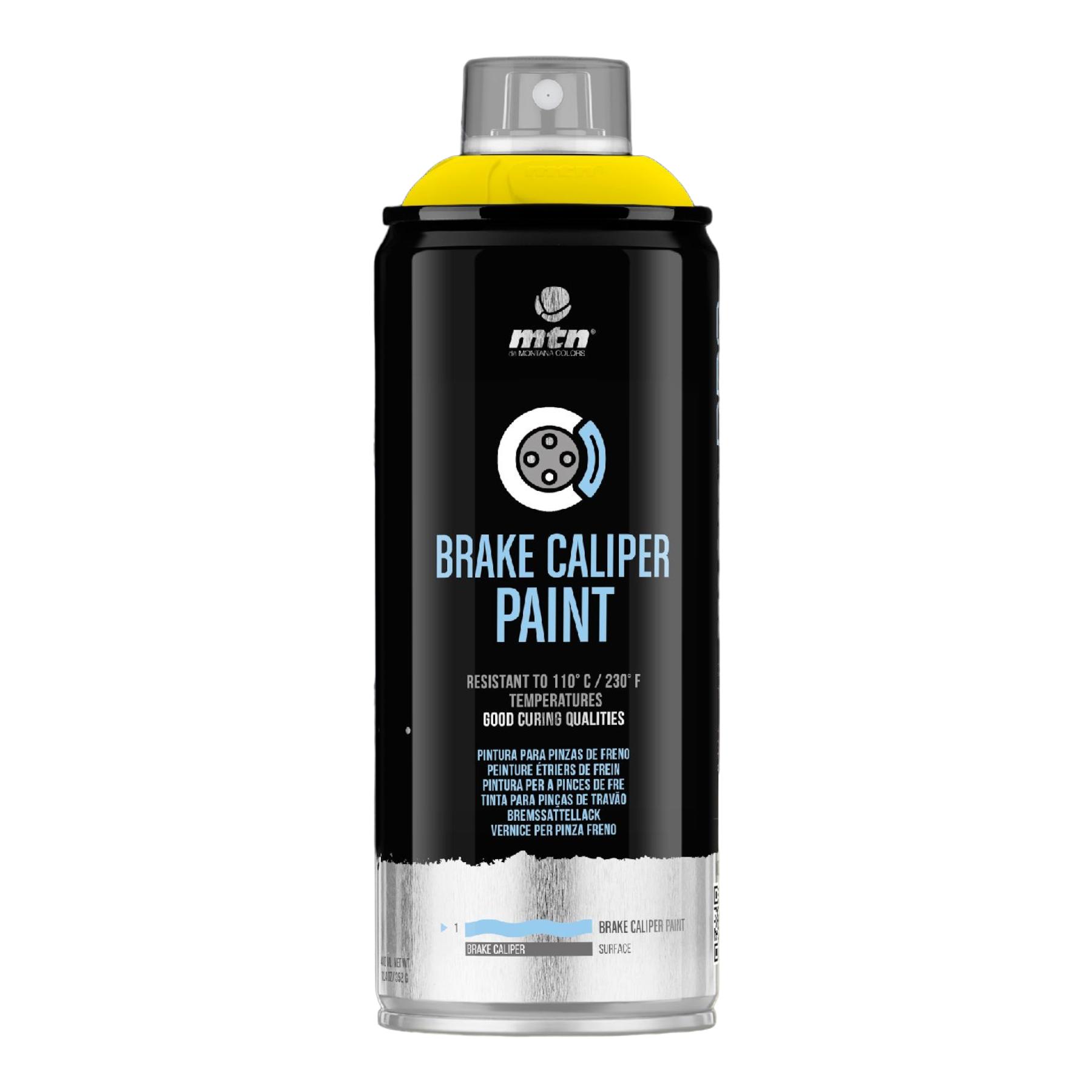 MTN PRO Spray Paint - Brake Caliper Paint 400ml - Yellow