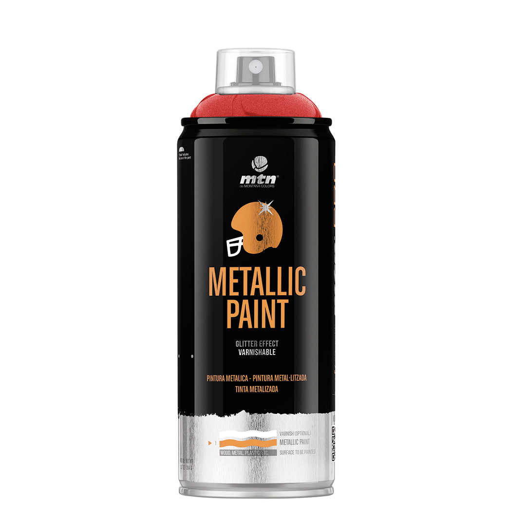 MTN PRO Spray Paint - Metallic Red 400ml