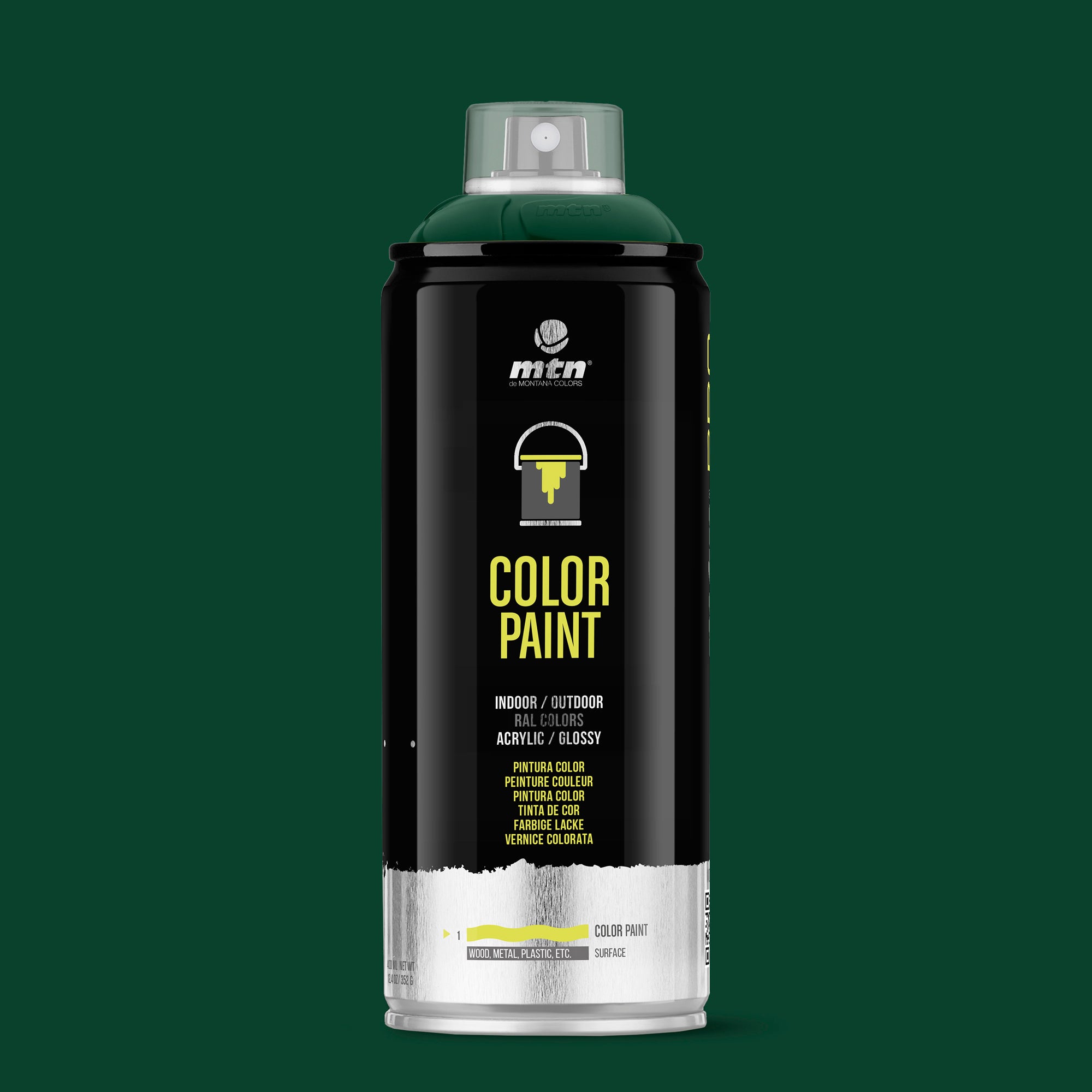MTN PRO Spray Paint 400ml RAL 6009 - Fir Green