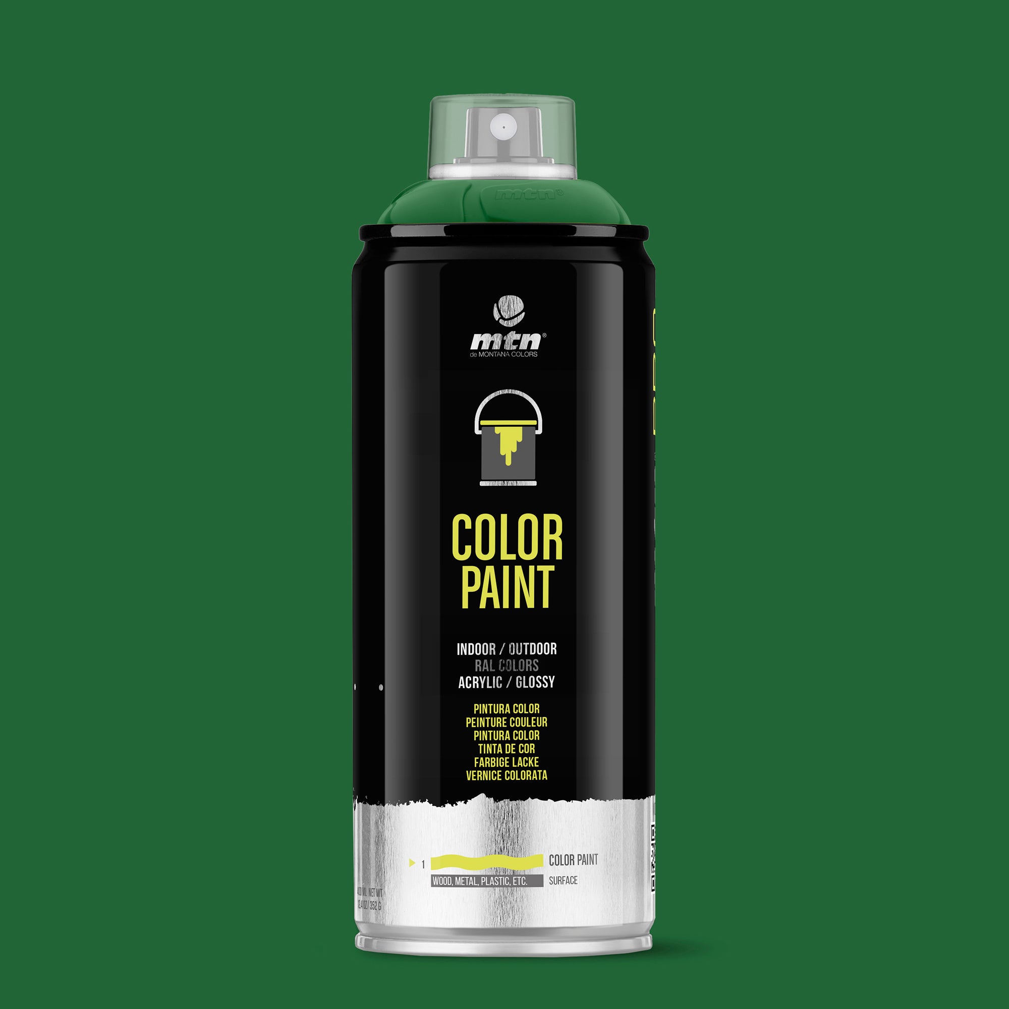 MTN PRO Spray Paint 400ml RAL 6002 - Leaf Green