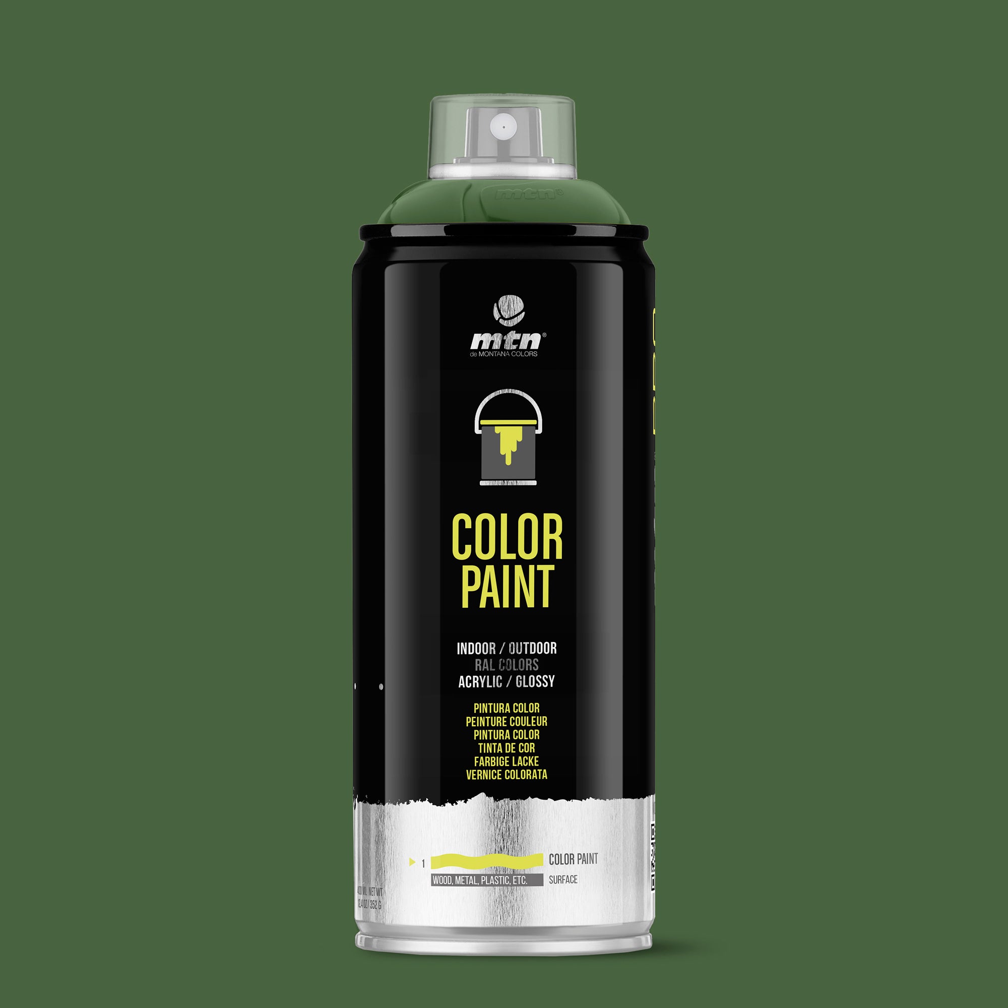 MTN PRO Spray Paint 400ml RAL 6011 - Reseda Green