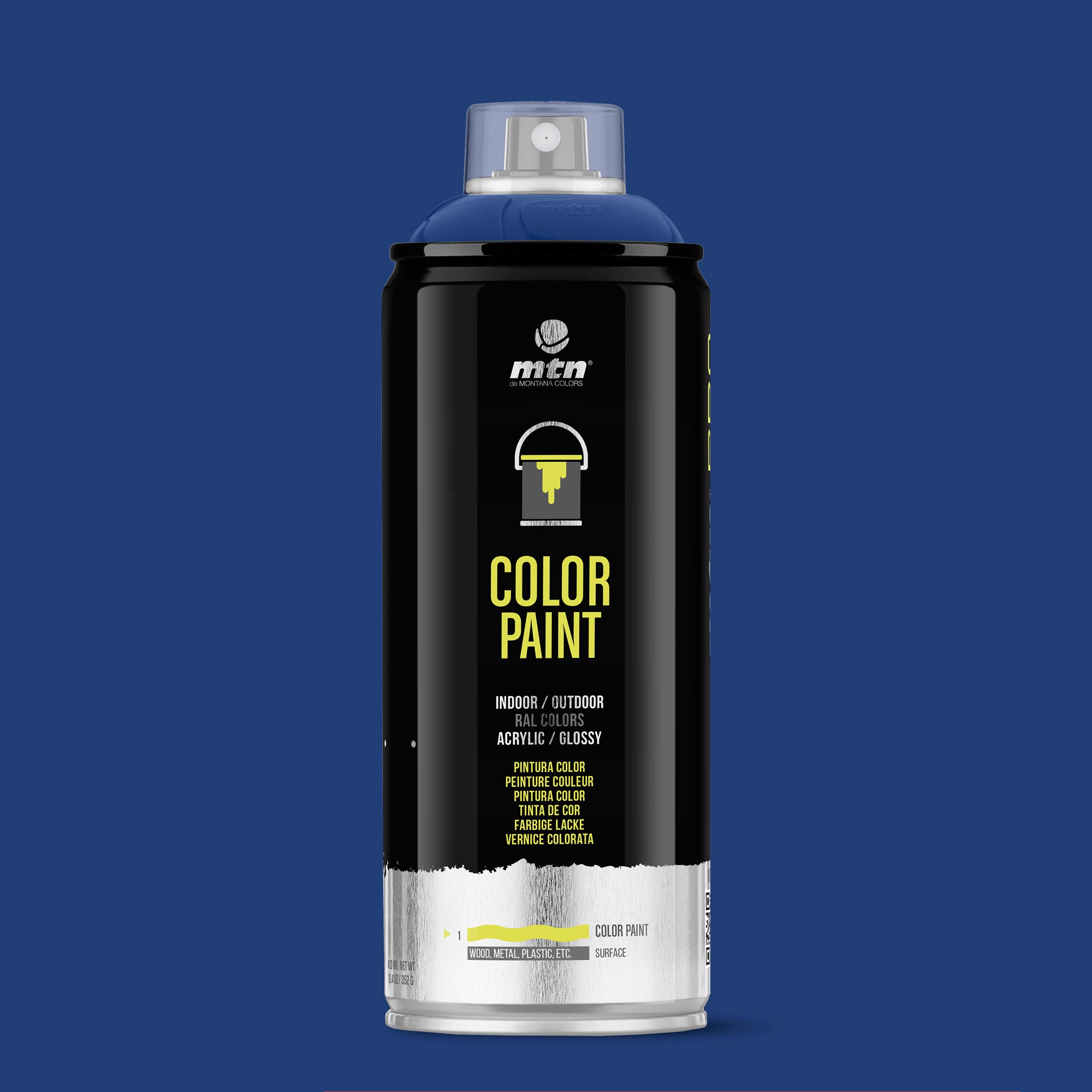 MTN PRO Spray Paint 400ml RAL 5002 - Ultramarine Blue