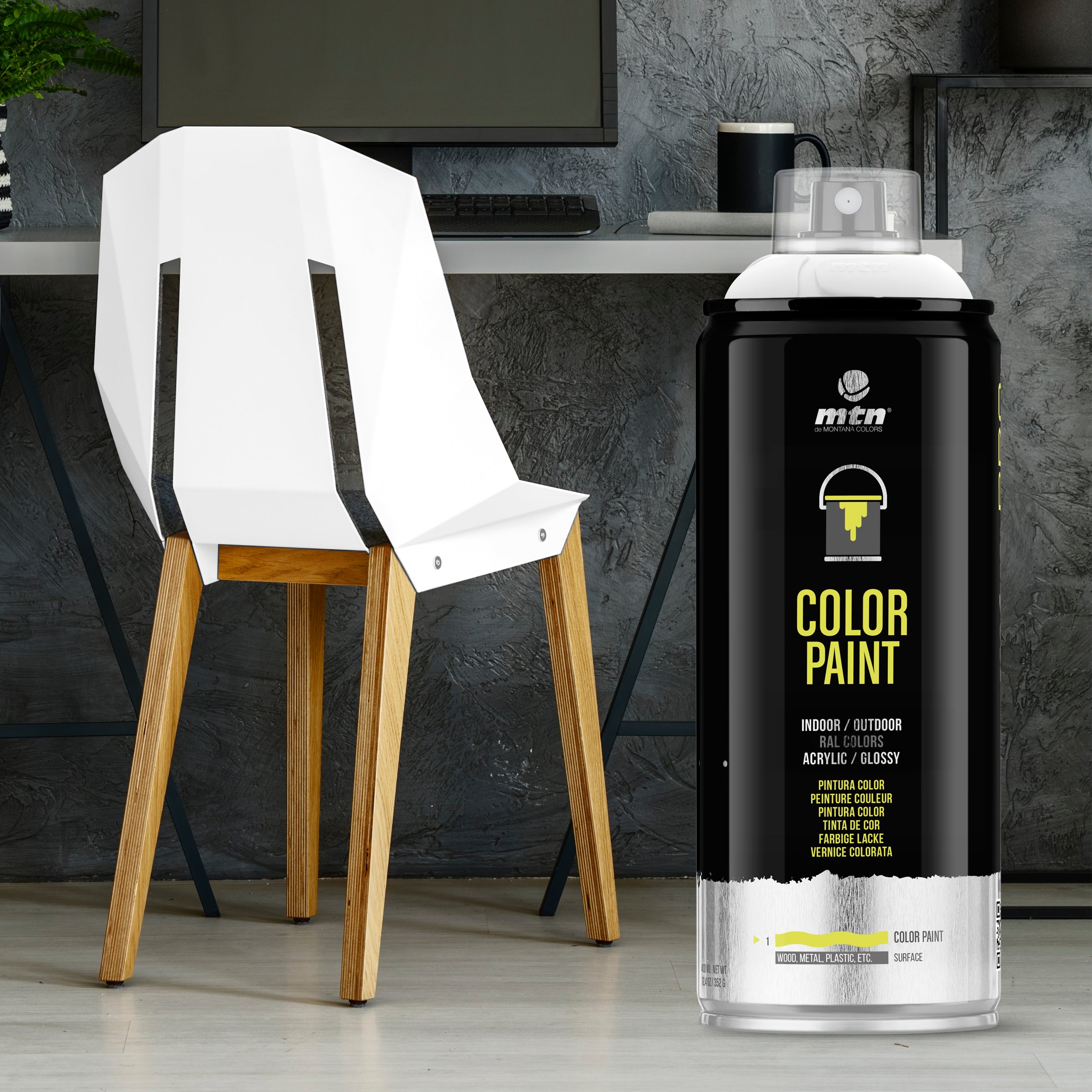 MTN PRO Spray Paint 400ml RAL 9010 - White