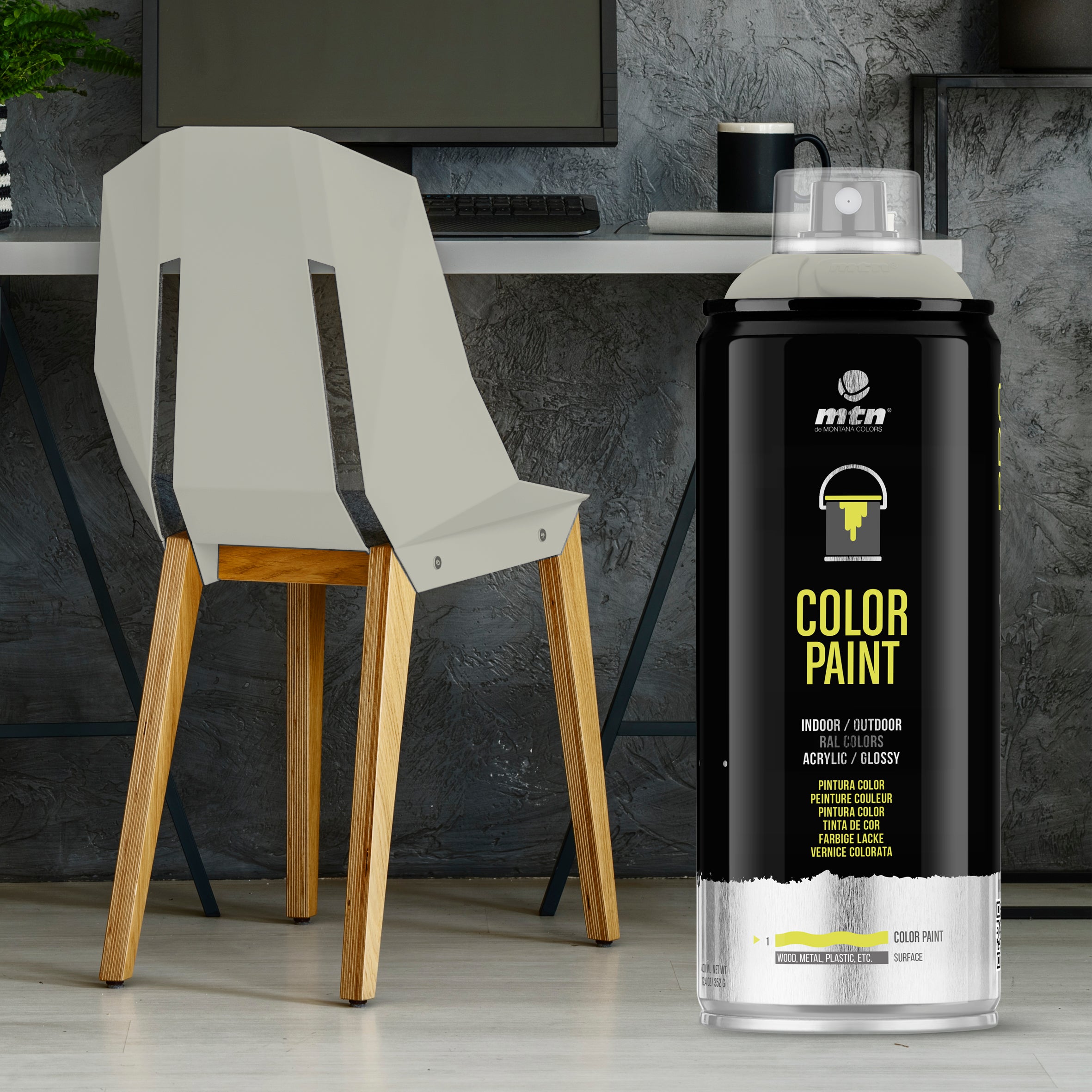 MTN PRO Spray Paint 400ml RAL 7032 - Pebble Grey