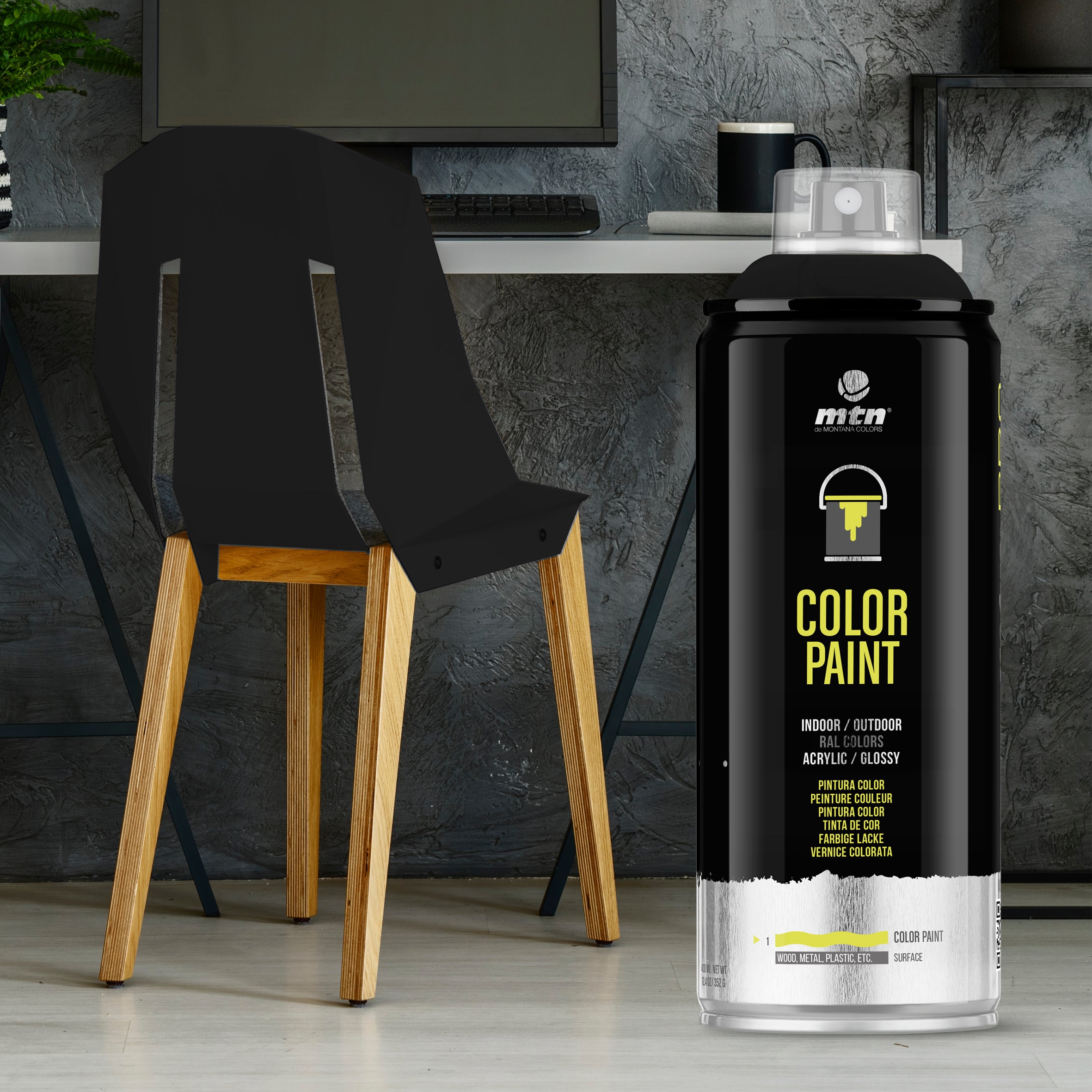 MTN PRO Spray Paint 400ml - RAL 9005 Black