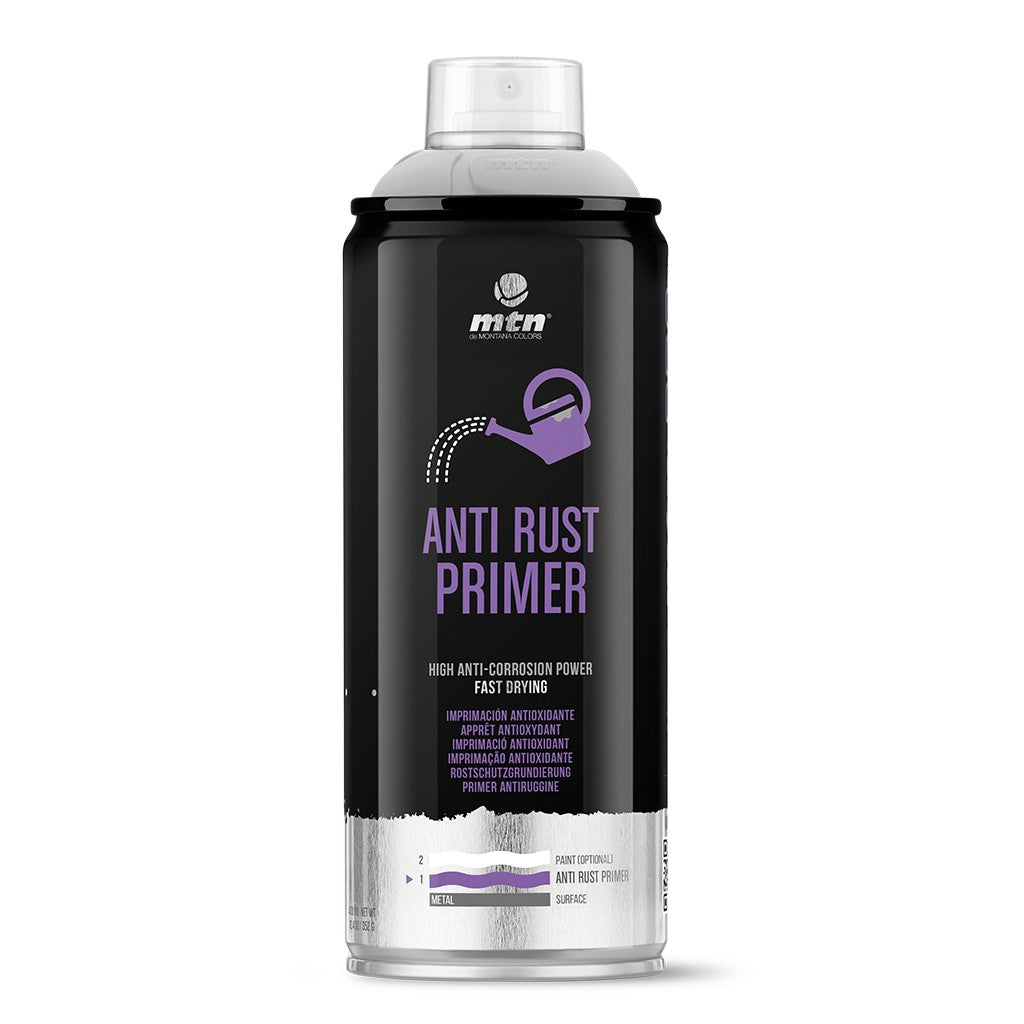 MTN PRO Spray Paint - Anti Rust Primer 400ml - Grey