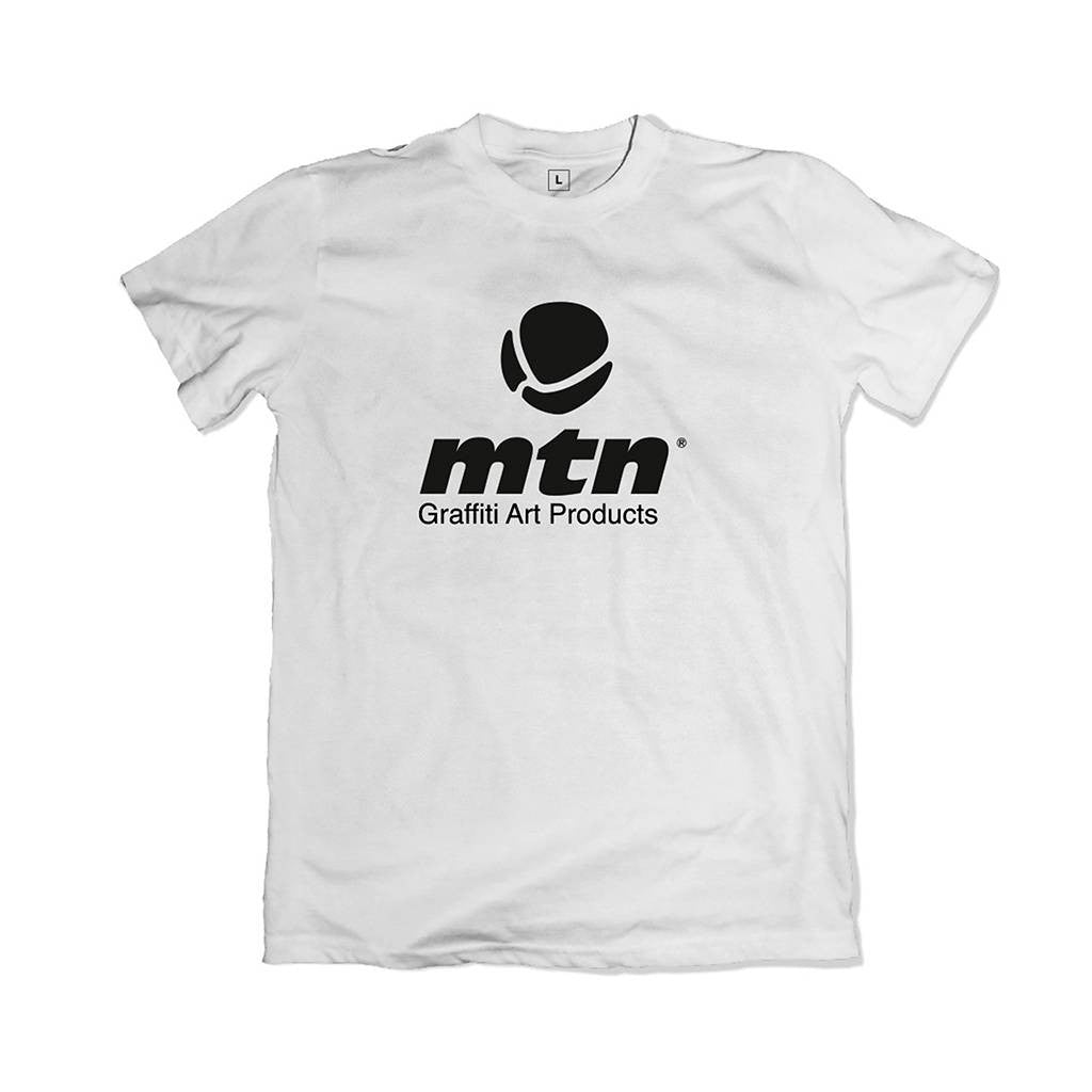 MTN T-Shirt Basic Large Front Logo - White