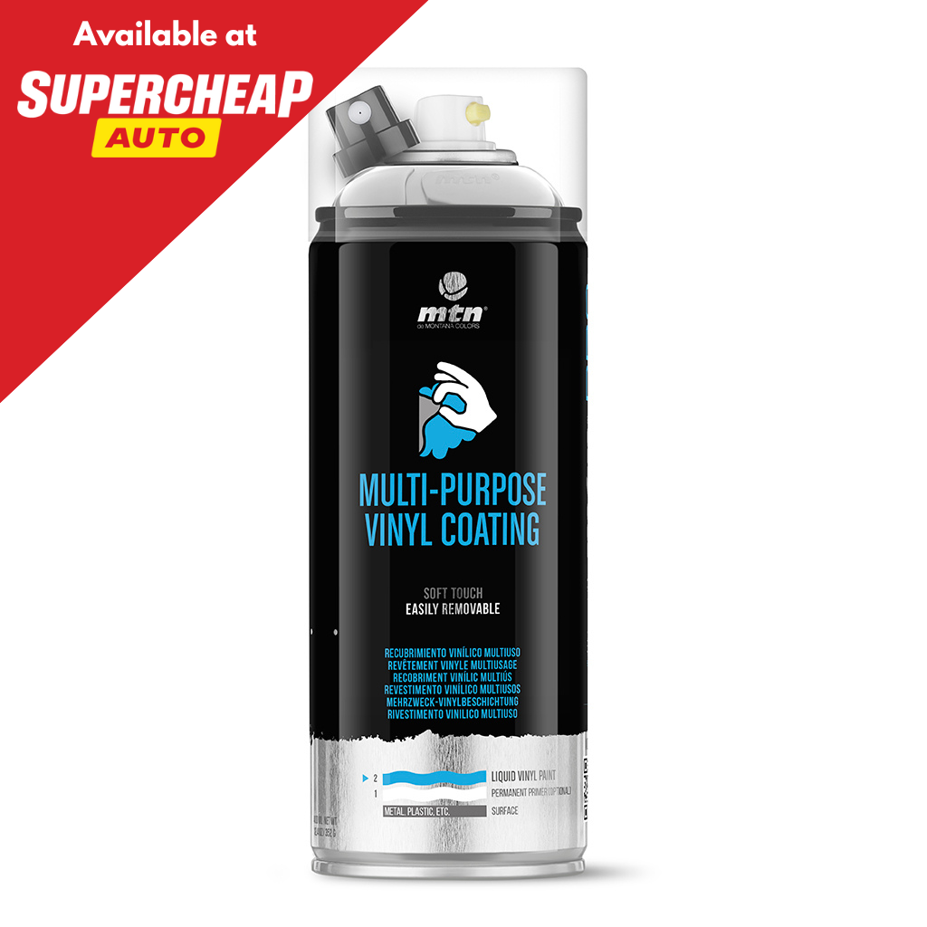 MTN PRO Spray Paint Multipurpose Vinyl Coating 400ml Metallic Grey