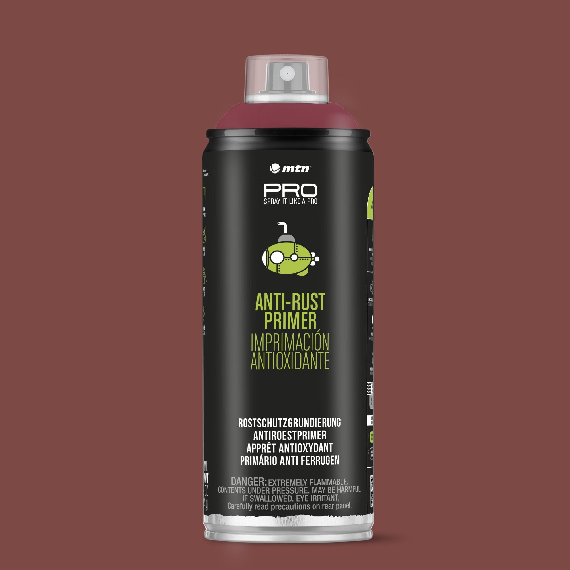 MTN PRO Spray Paint - Anti Rust Primer 400ml - Red