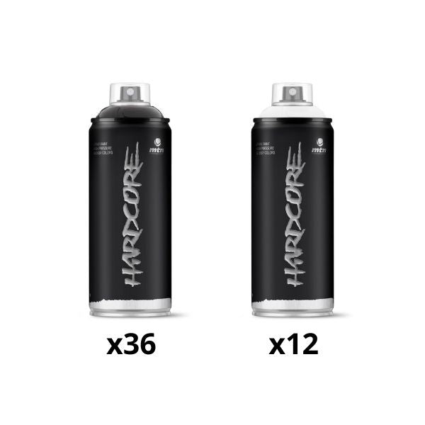 MTN Hardcore Black & White x48 - Bundle