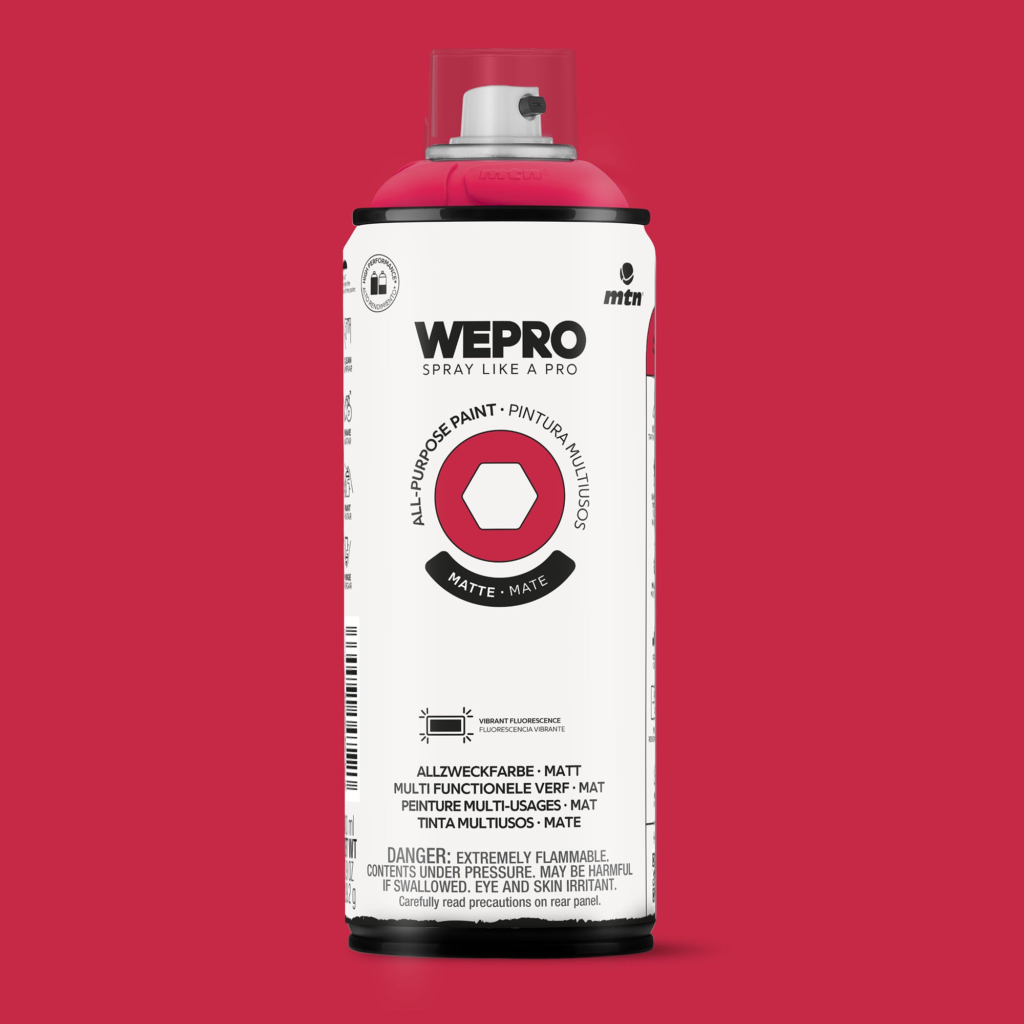 MTN WEPRO All-purpose - Fluor Red Matte 400ml