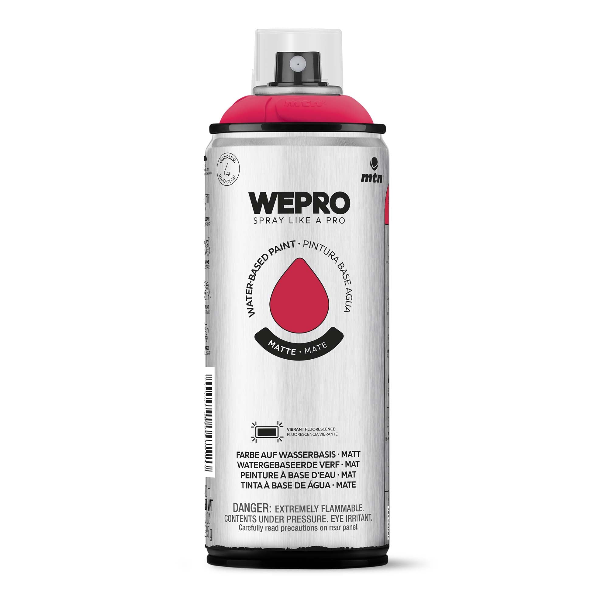 MTN WEPRO Water Based - Fluor Red Matte 400ml