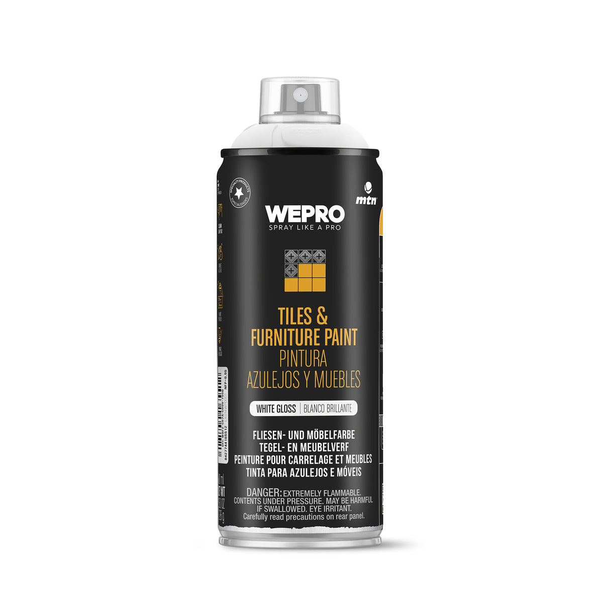 MTN WEPRO Tiles & Furniture Paint White Gloss 400ml