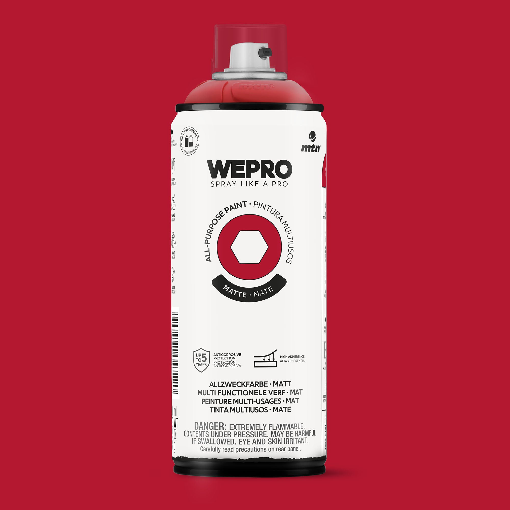 MTN WEPRO All-purpose - Tango Red Gloss 400ml