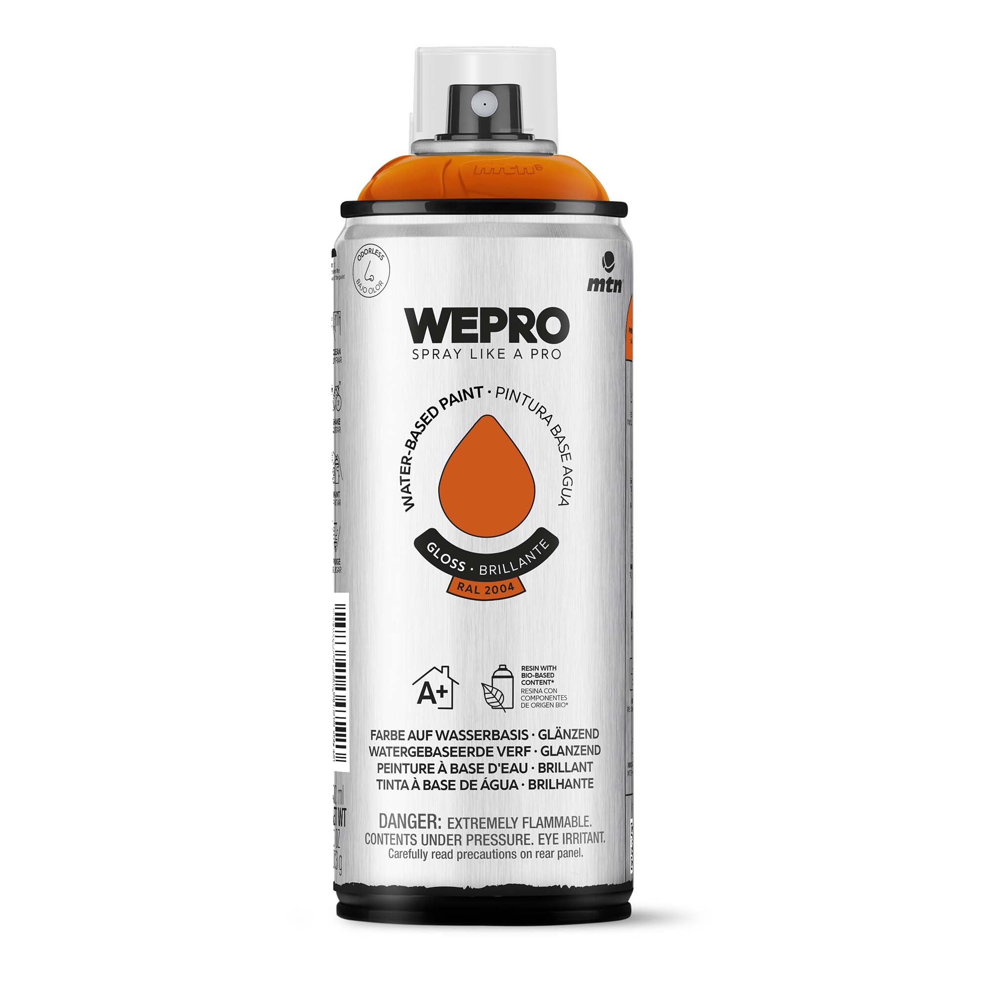 MTN WEPRO Water Based - Phoenix Orange Gloss 400ml