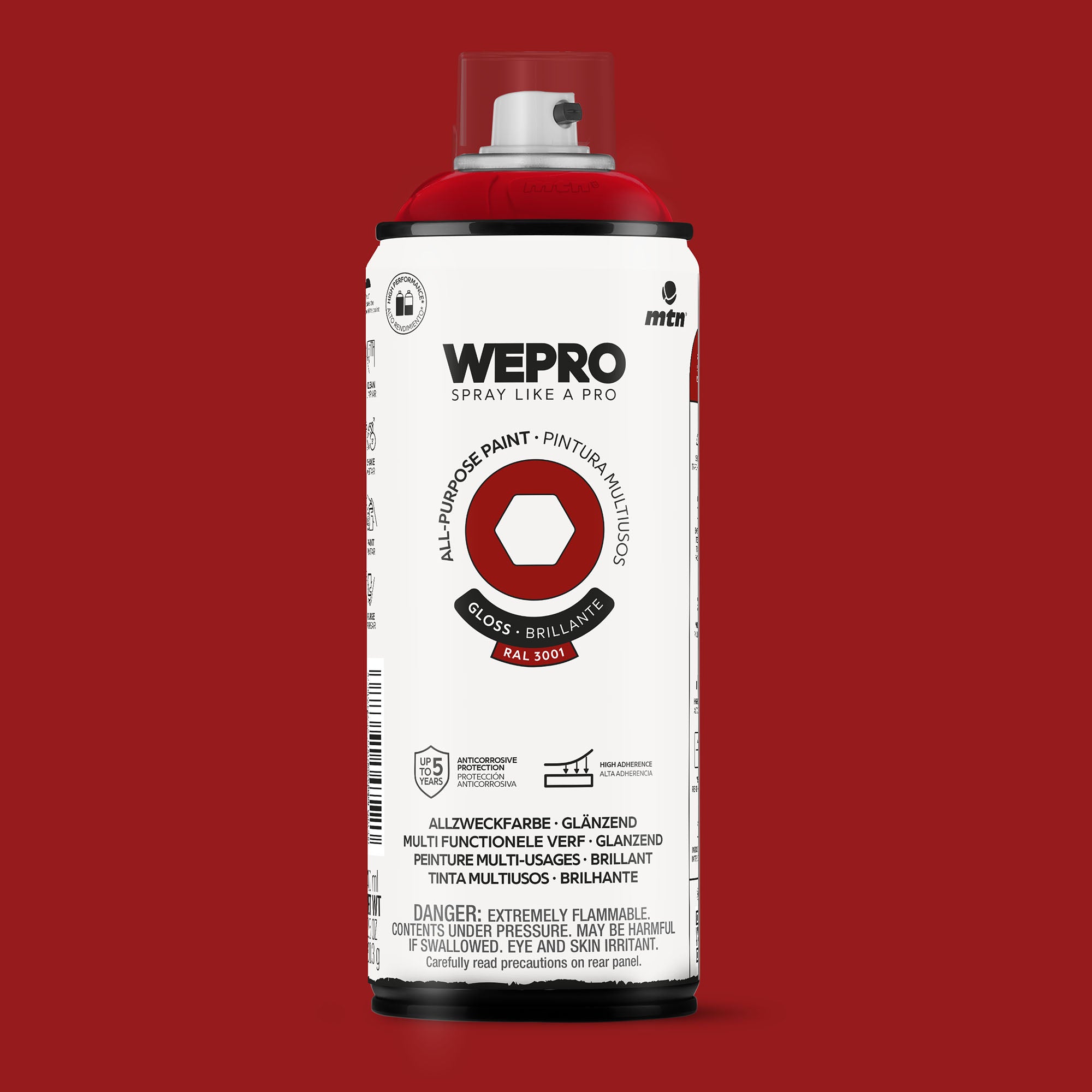 MTN WEPRO All-purpose - Sexy Red Gloss 400ml