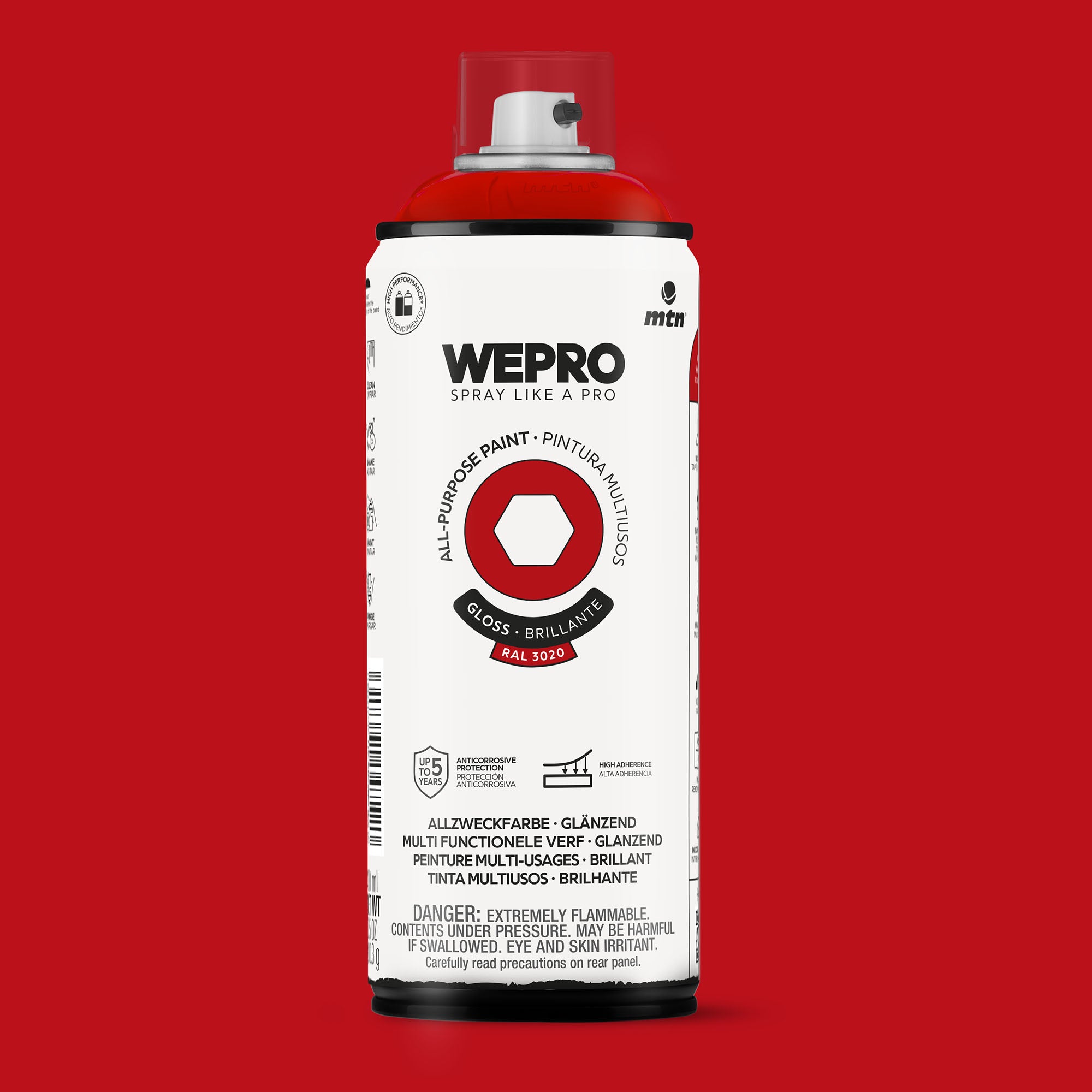 MTN WEPRO All-purpose - Scarlet Red Gloss 400ml