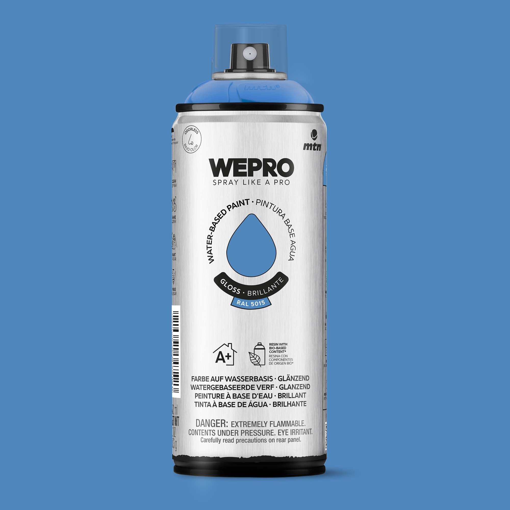 MTN WEPRO Water Based - Surf Blue Gloss 400ml