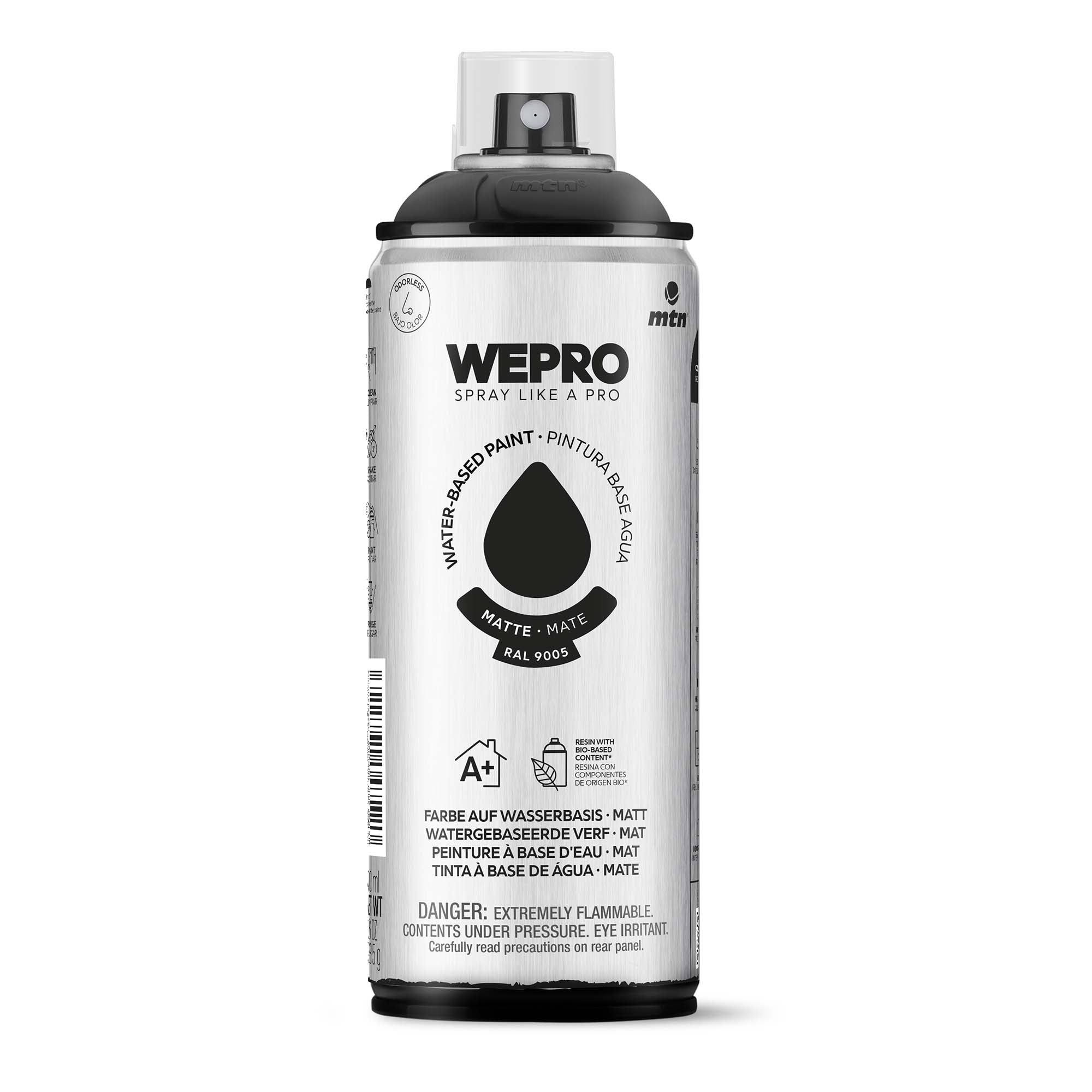 MTN WEPRO Water Based - Cosmos Black Matte 400ml