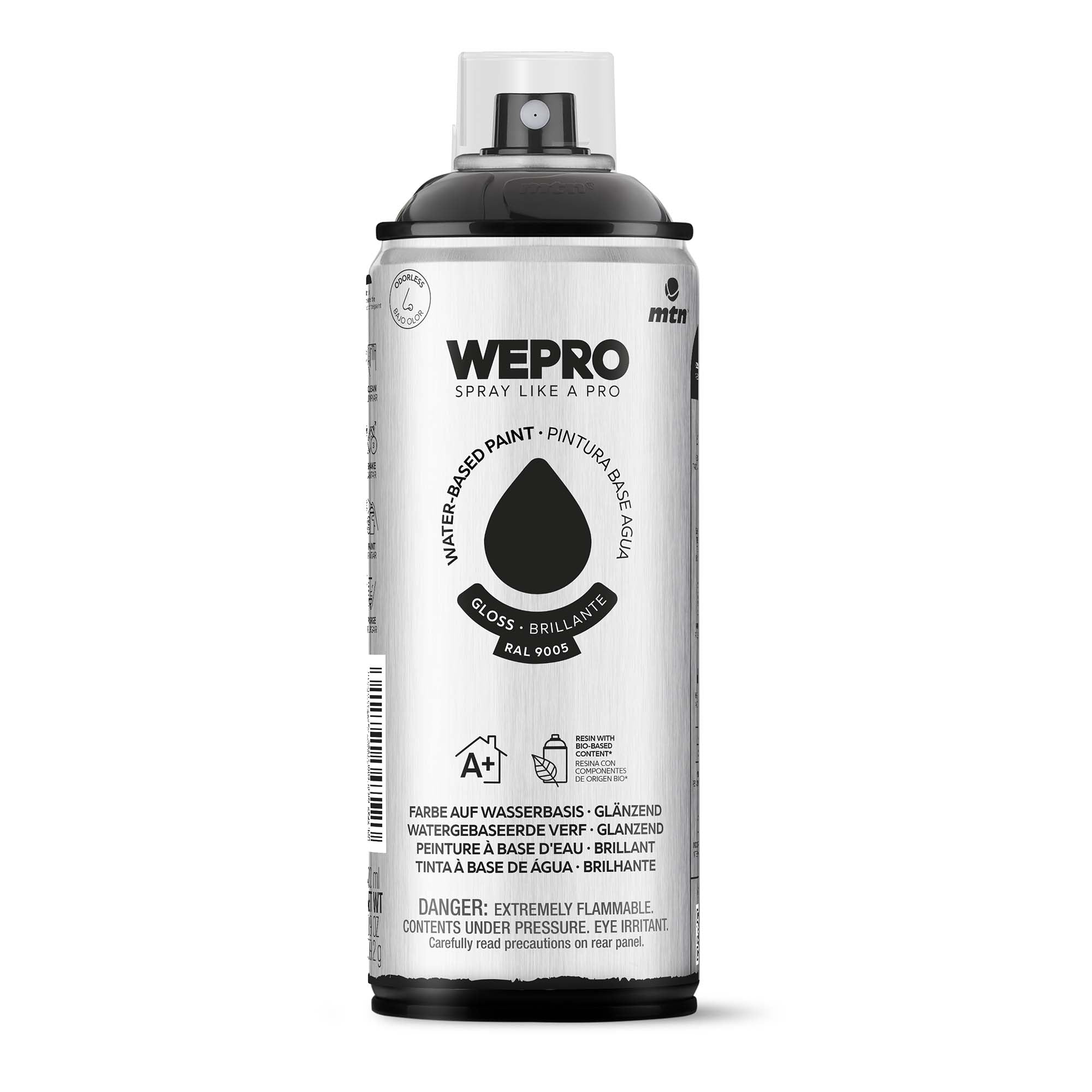 MTN WEPRO Water Based -Cosmos Black Gloss 400ml