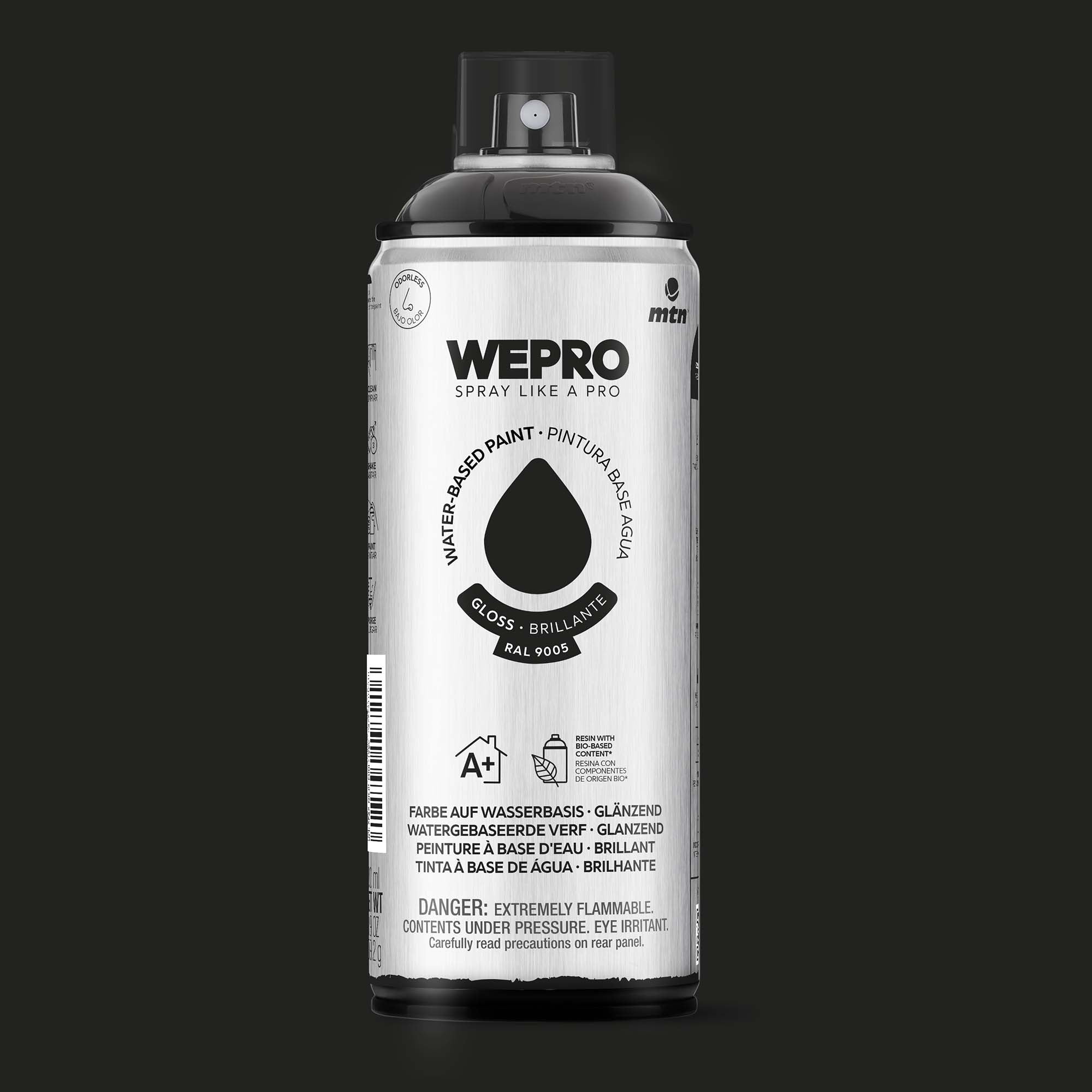 MTN WEPRO Water Based -Cosmos Black Gloss 400ml