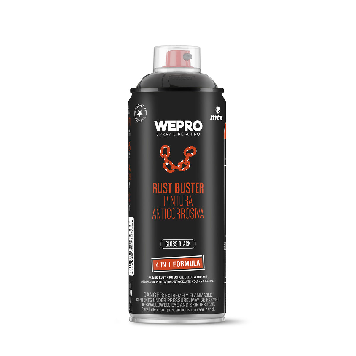 MTN WEPRO Rust Buster Gloss Black 400ml