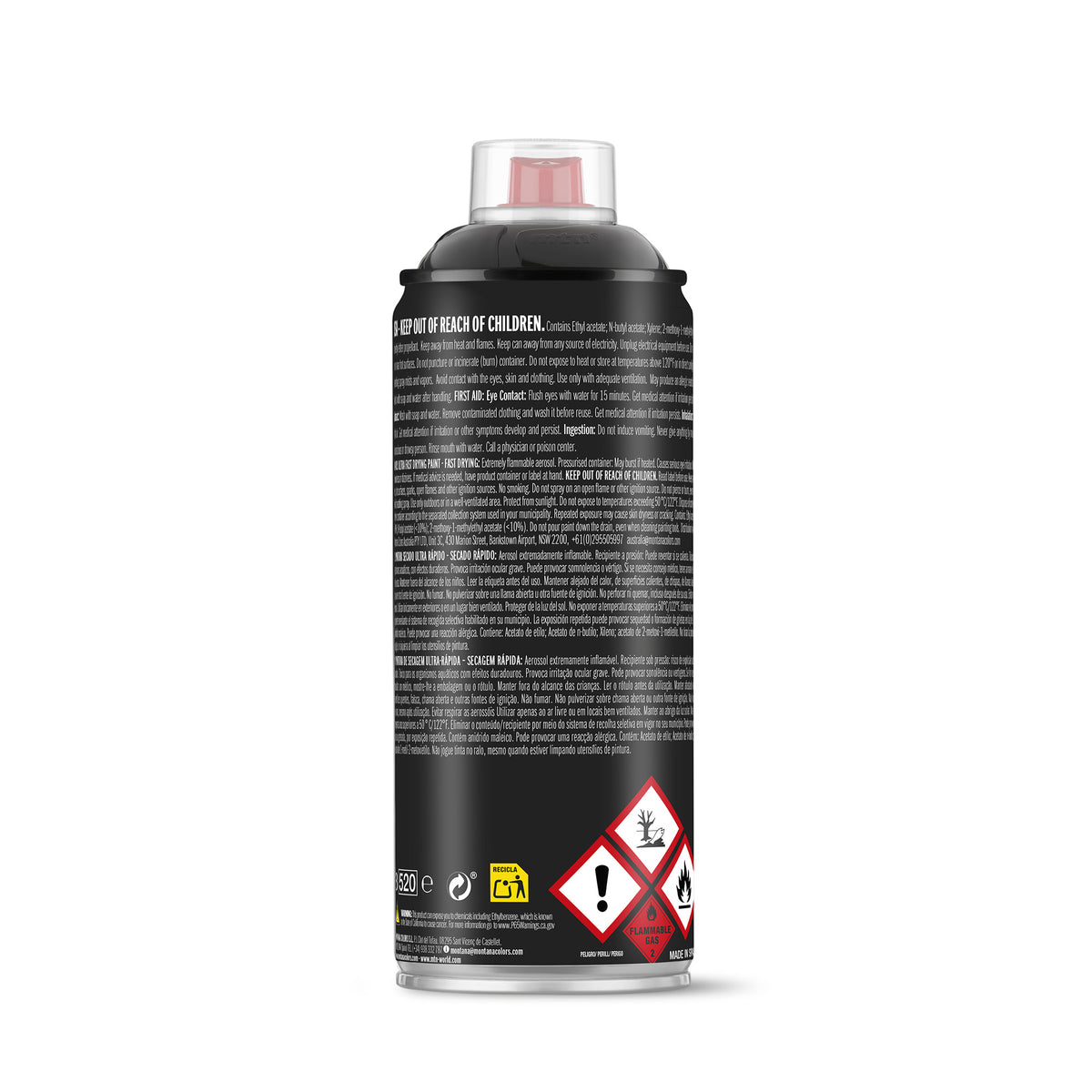 MTN WEPRO Rust Buster Gloss Black 400ml